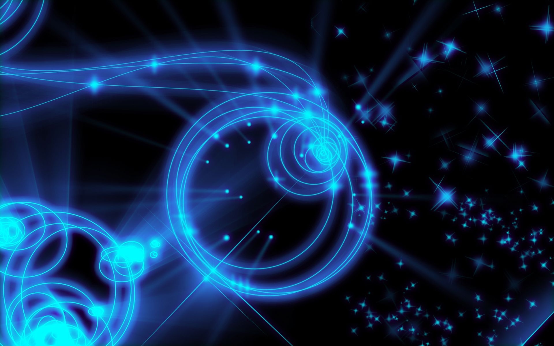 Blue cool neon, Abstract designs, Vibrant and energetic, Striking visual impact, 1920x1200 HD Desktop