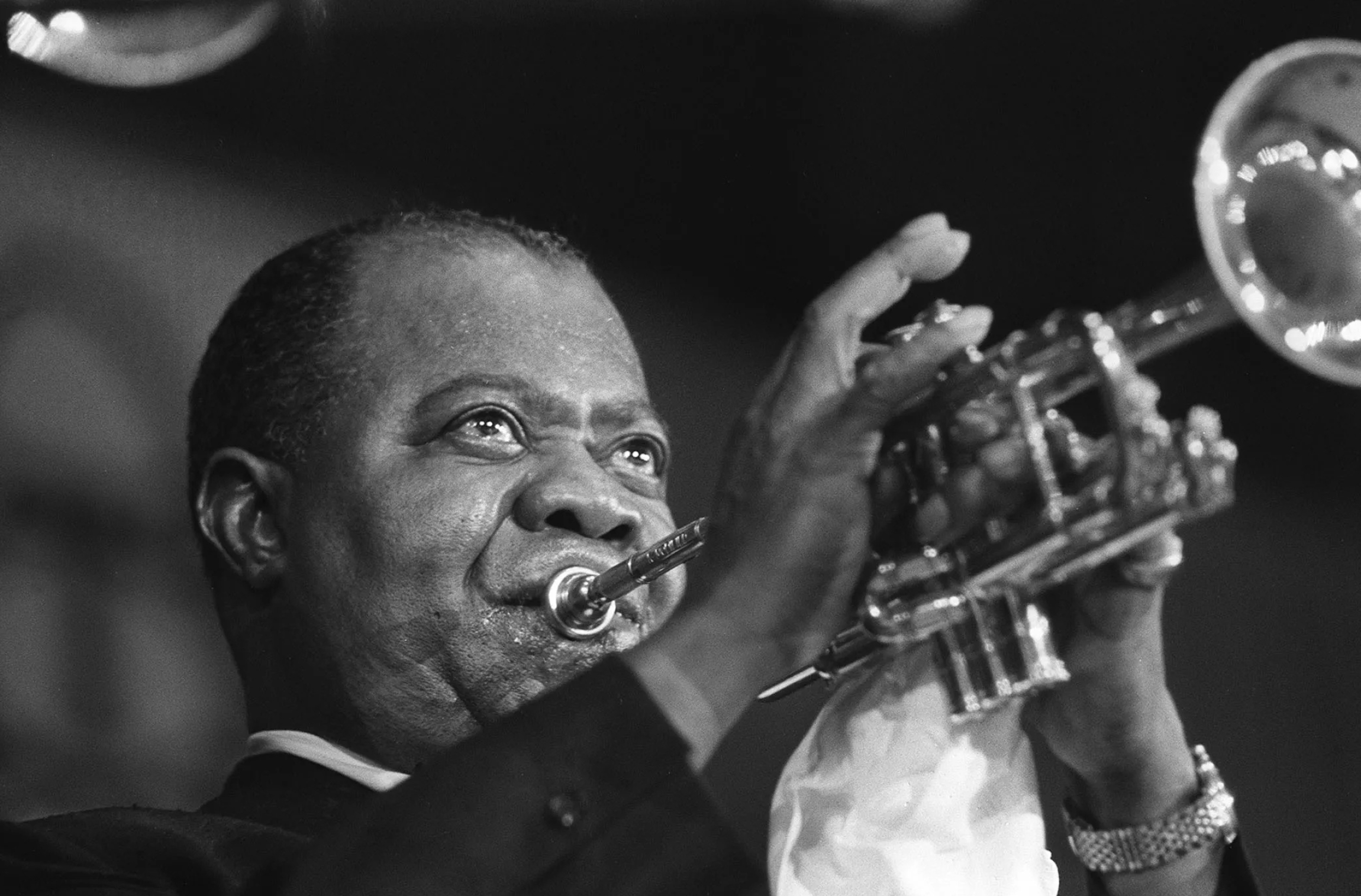 Louis Armstrong, Jazz king, Music reevaluation, Jazz music legacy, 2300x1520 HD Desktop