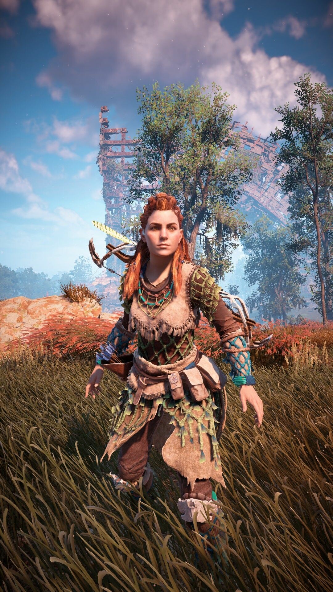 HD Aloy wallpapers, Horizon Zero Dawn, Aloy's exploits, Gaming enthusiasts, 1080x1920 Full HD Phone