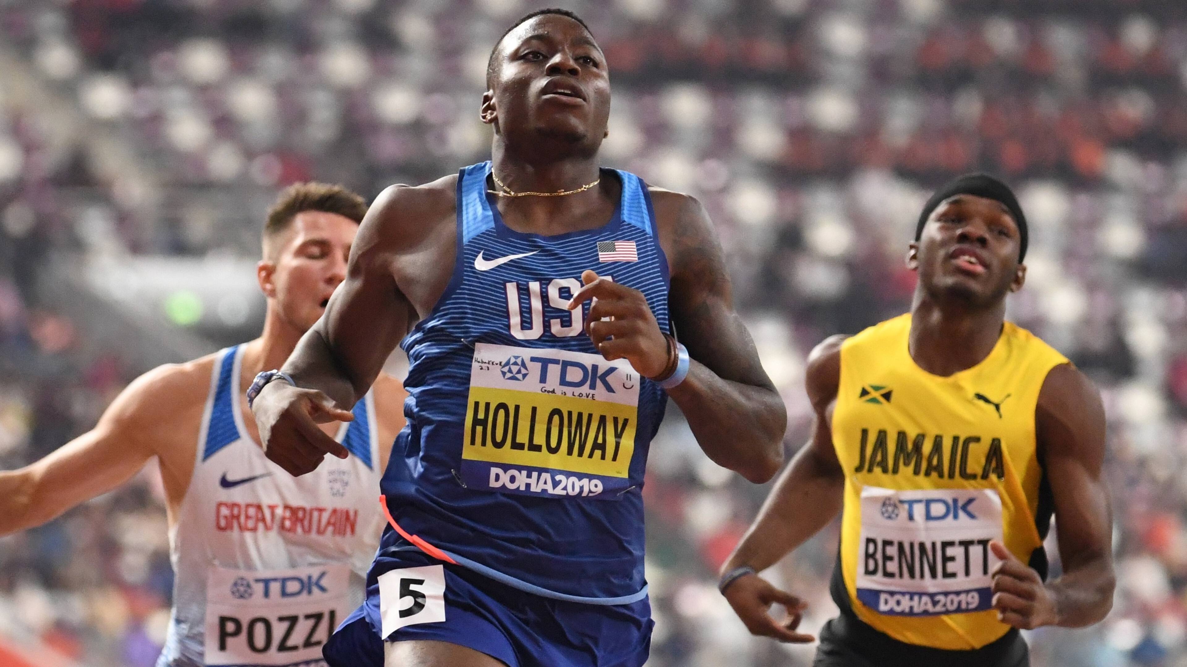 Grant Holloway, Exceptional performance, Asher Smith's successor, World champion, 3840x2160 4K Desktop