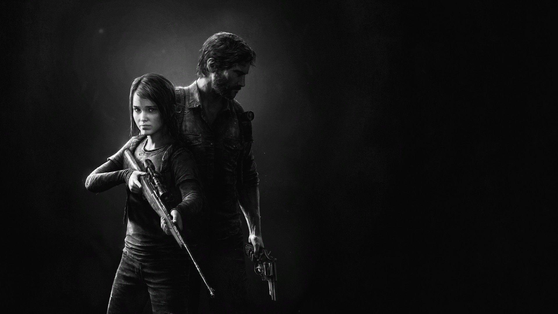 Ellie Williams, Joel Miller, scoped hunting rifle, Full HD Desktop wallpaper