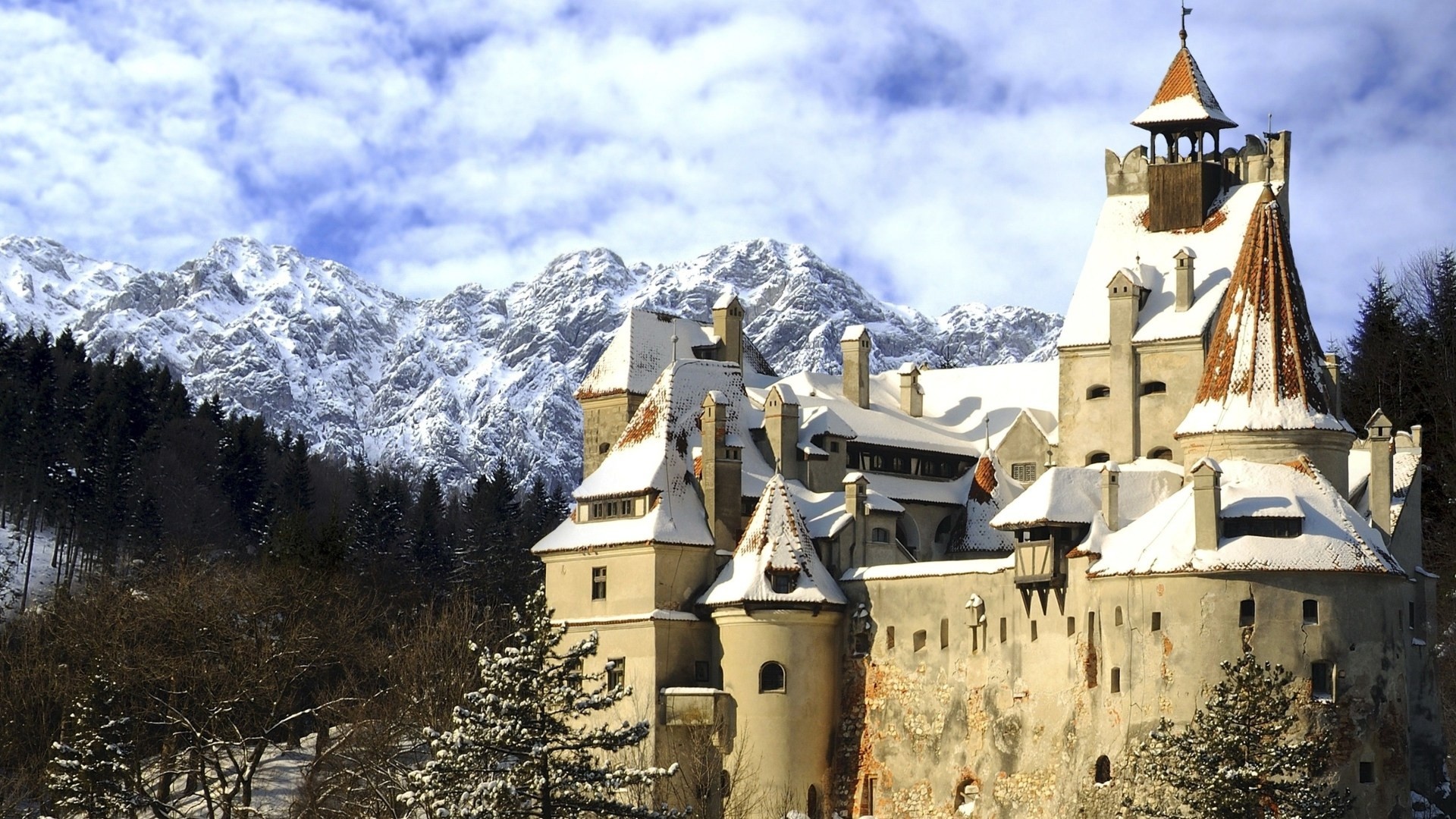 Bran Castle, HD, Wallpapers, 1920x1080 Full HD Desktop