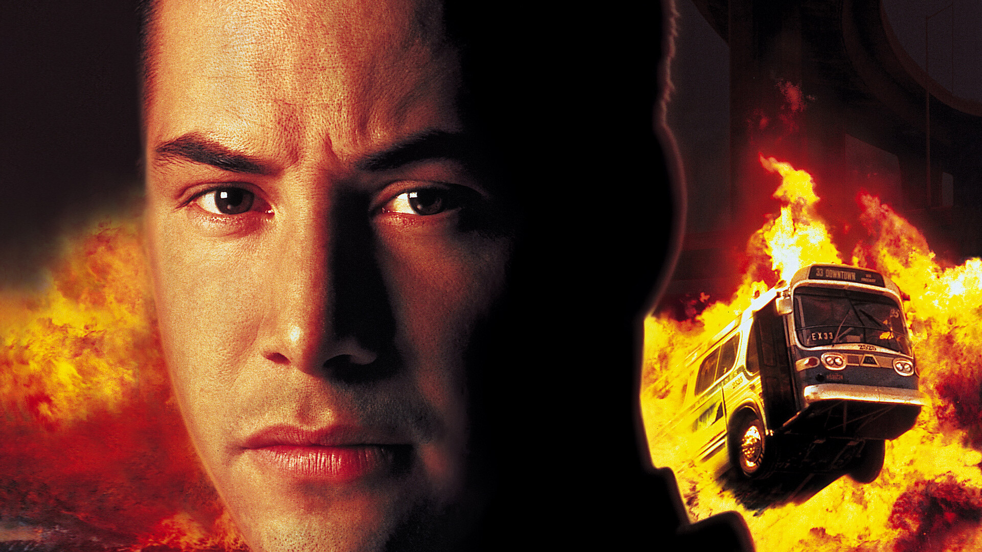 Speed (Movie 1994), Explosive wallpapers, Thrilling ride, Heart-pounding action, 1920x1080 Full HD Desktop