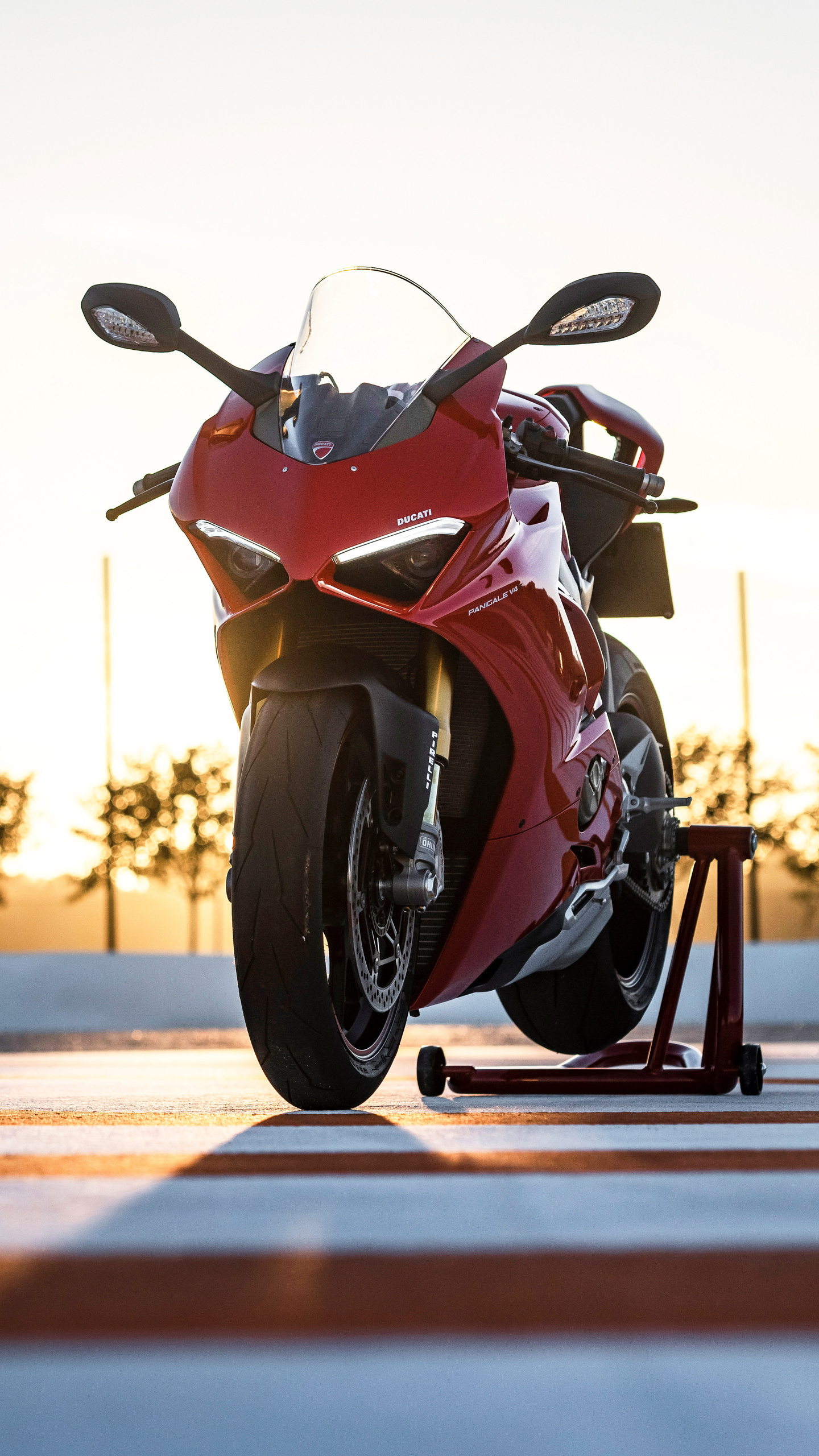 V4 S Front View, Ducati Panigale V4 Wallpaper, 1440x2560 HD Phone