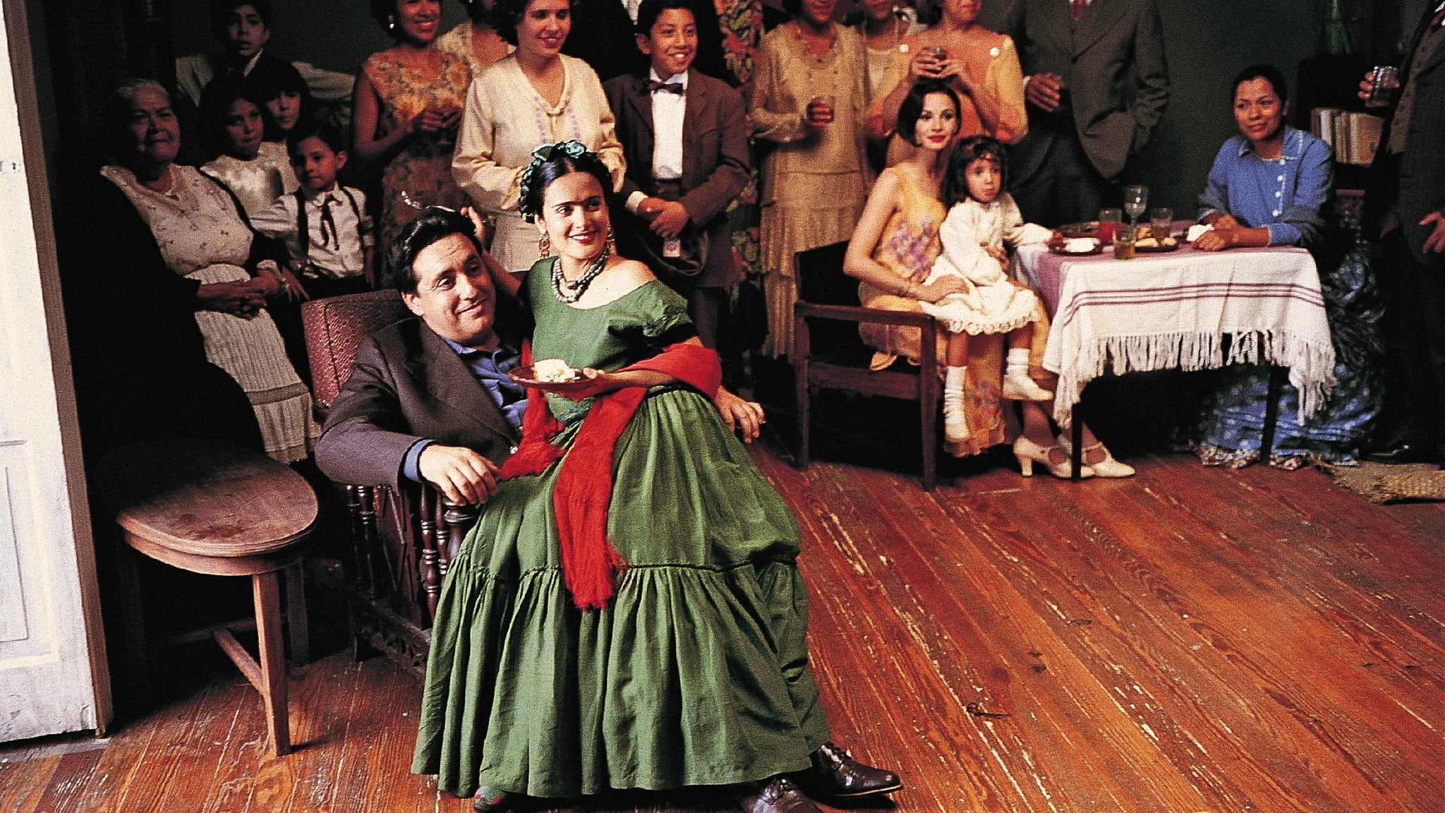 Frida (Movie), Intimate portrayal, Artistic canvas, Vibrant colors, 2050x1160 HD Desktop