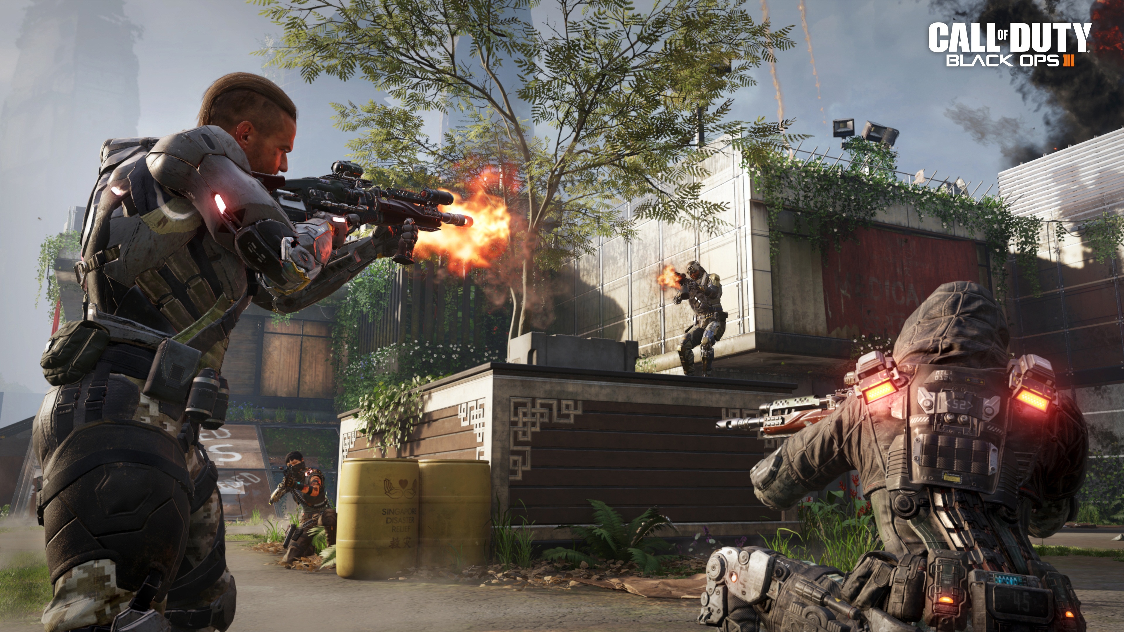 Call of Duty: Black Ops III, Ruin specialist, Specialist tactical exoskeleton, 4K Desktop wallpaper