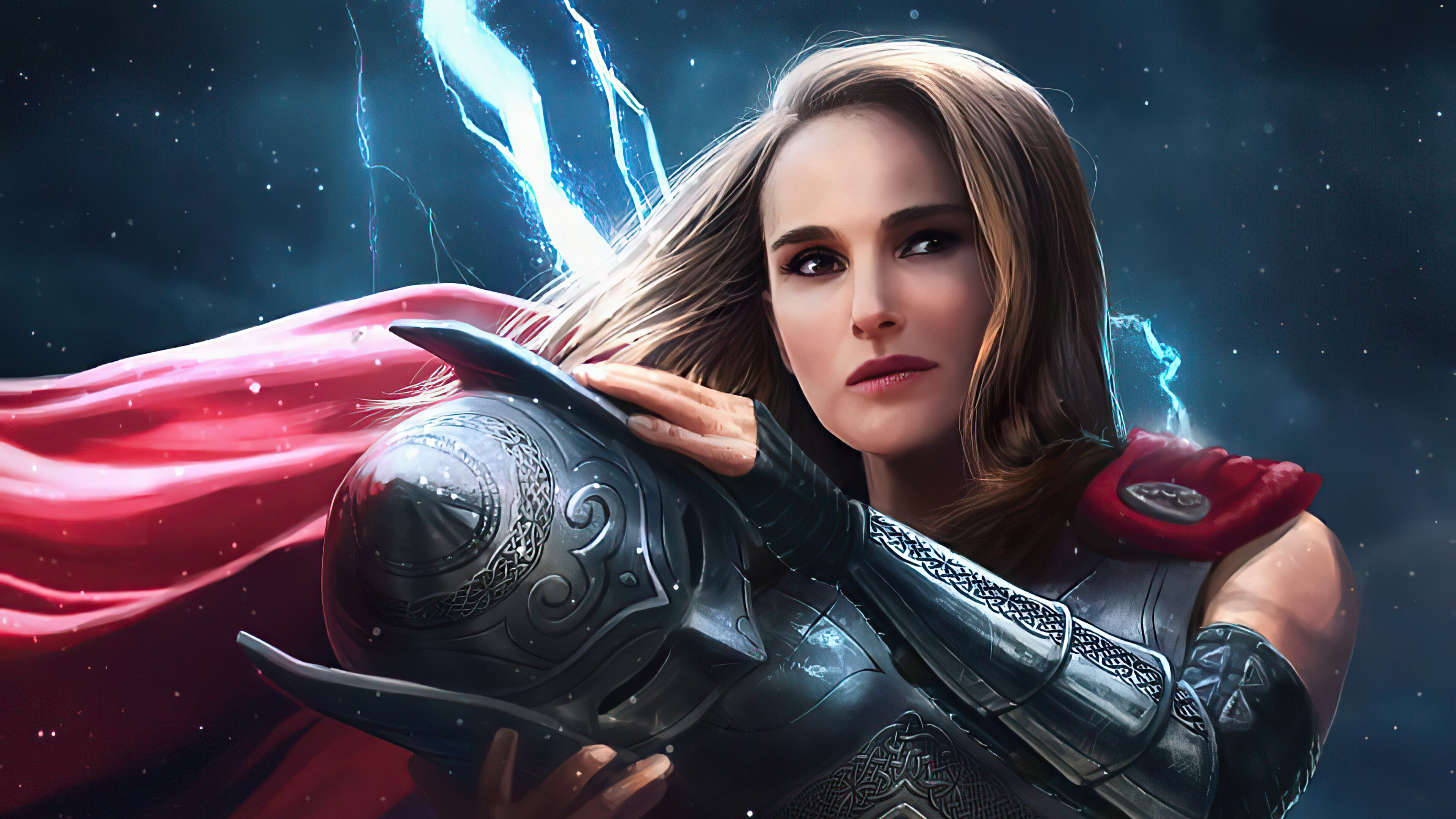 Thor: Love and Thunder, 4K Ultra HD wallpaper, Natalie Portman, 3840x2160 4K Desktop