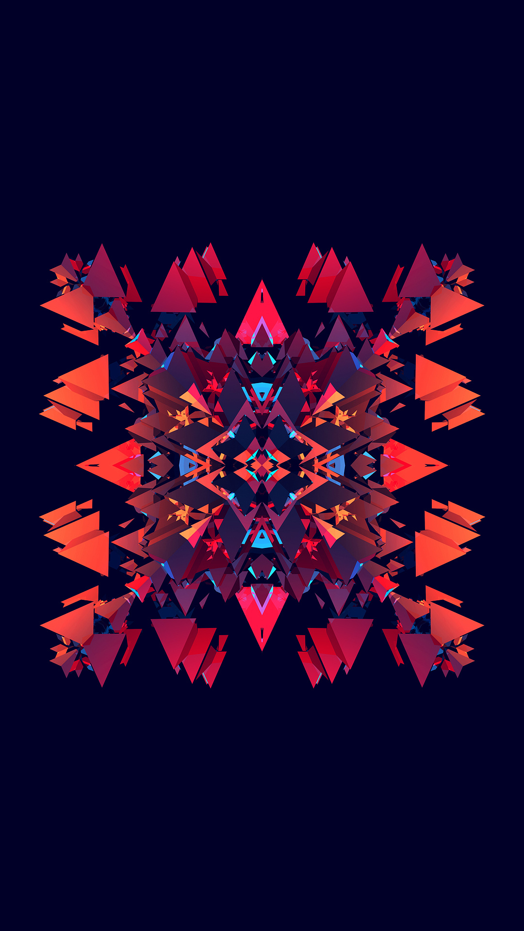 Justin Maller artwork, Phone wallpapers, Facets app, Fractal art, 1080x1920 Full HD Phone
