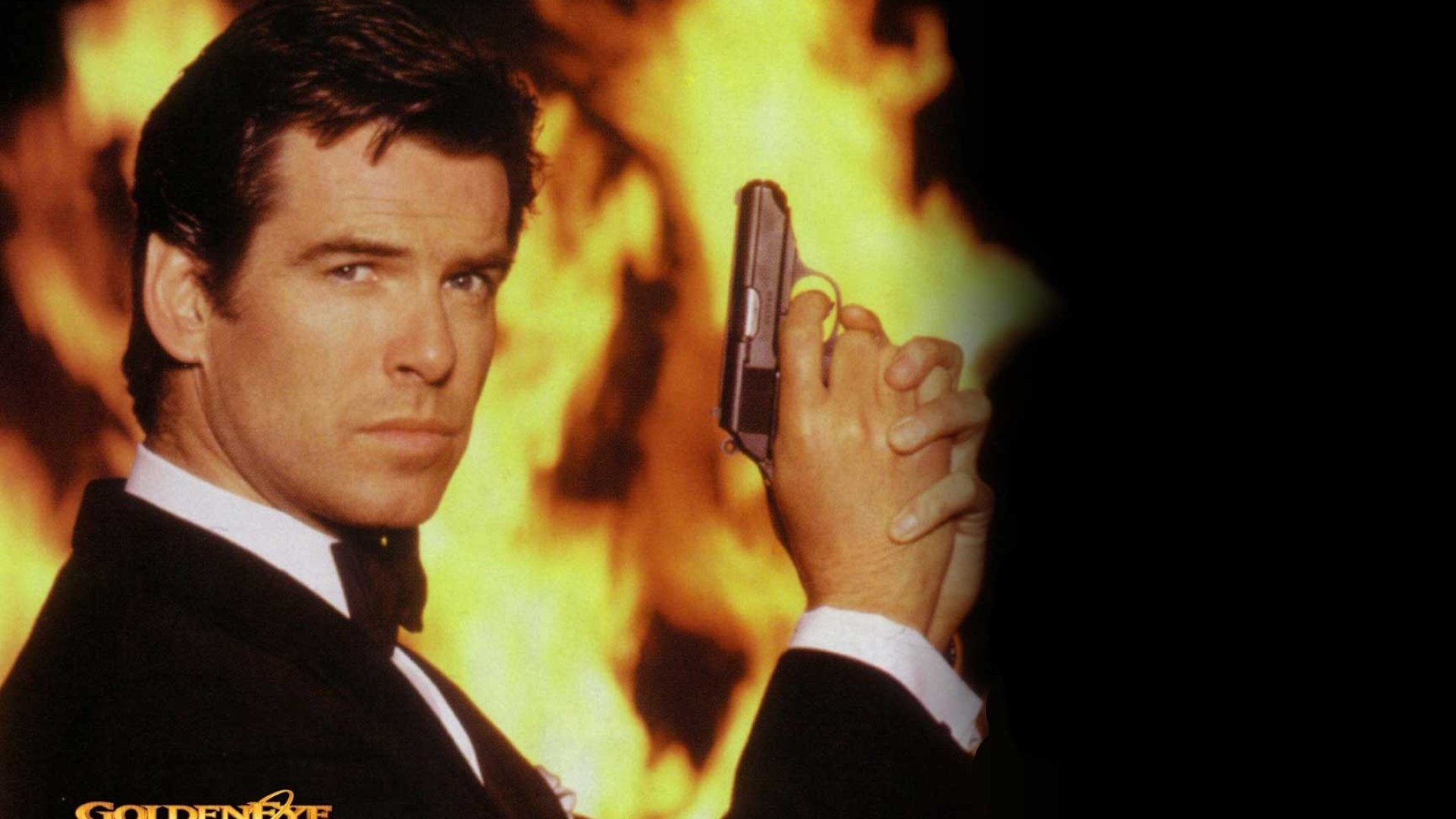 GoldenEye movie, Pierce Brosnan, James Bond, pier, 1920x1080 Full HD Desktop
