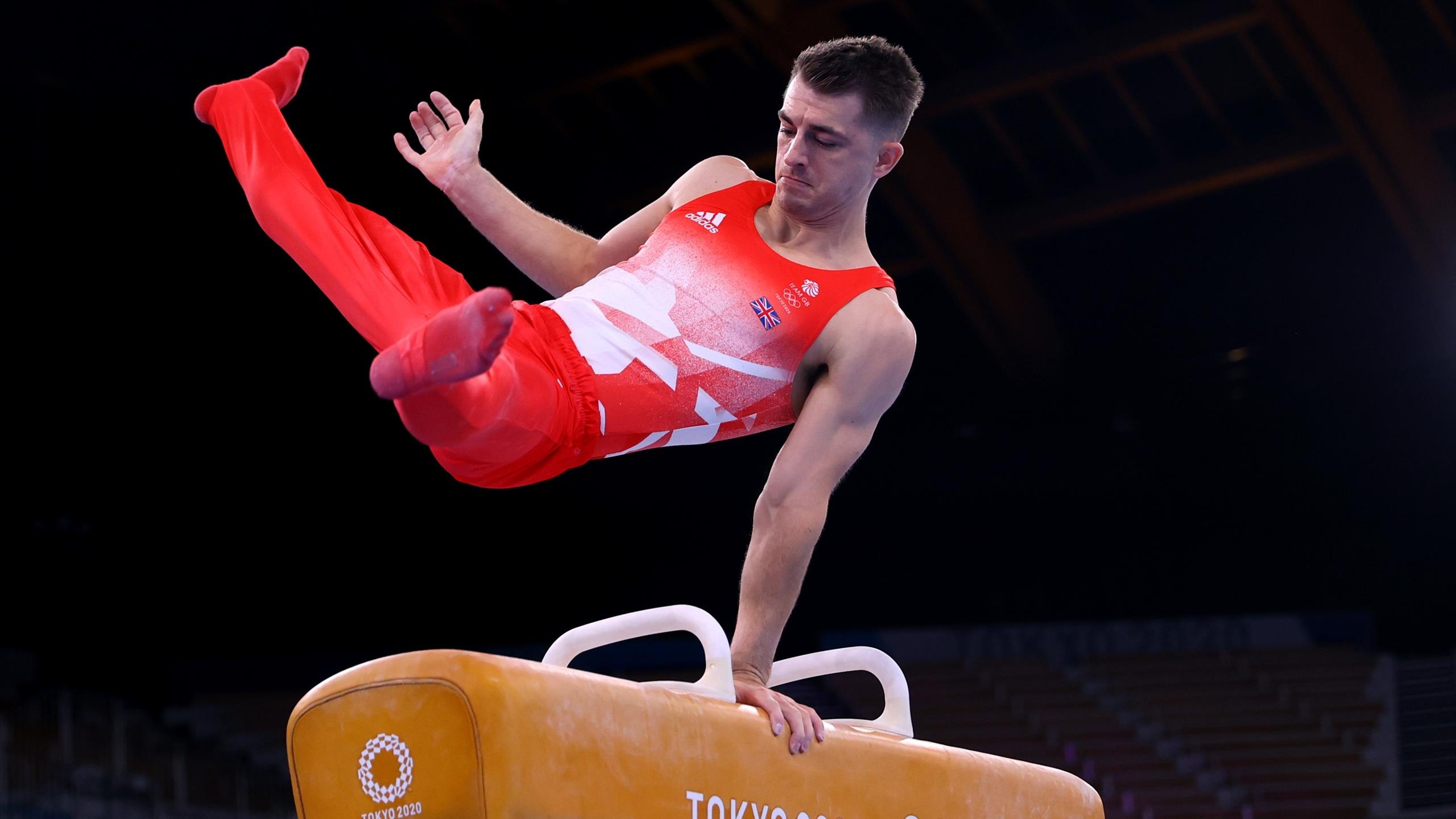 Team GBs, Max Whitlock, Olympic final, Pommel horse, 2560x1440 HD Desktop