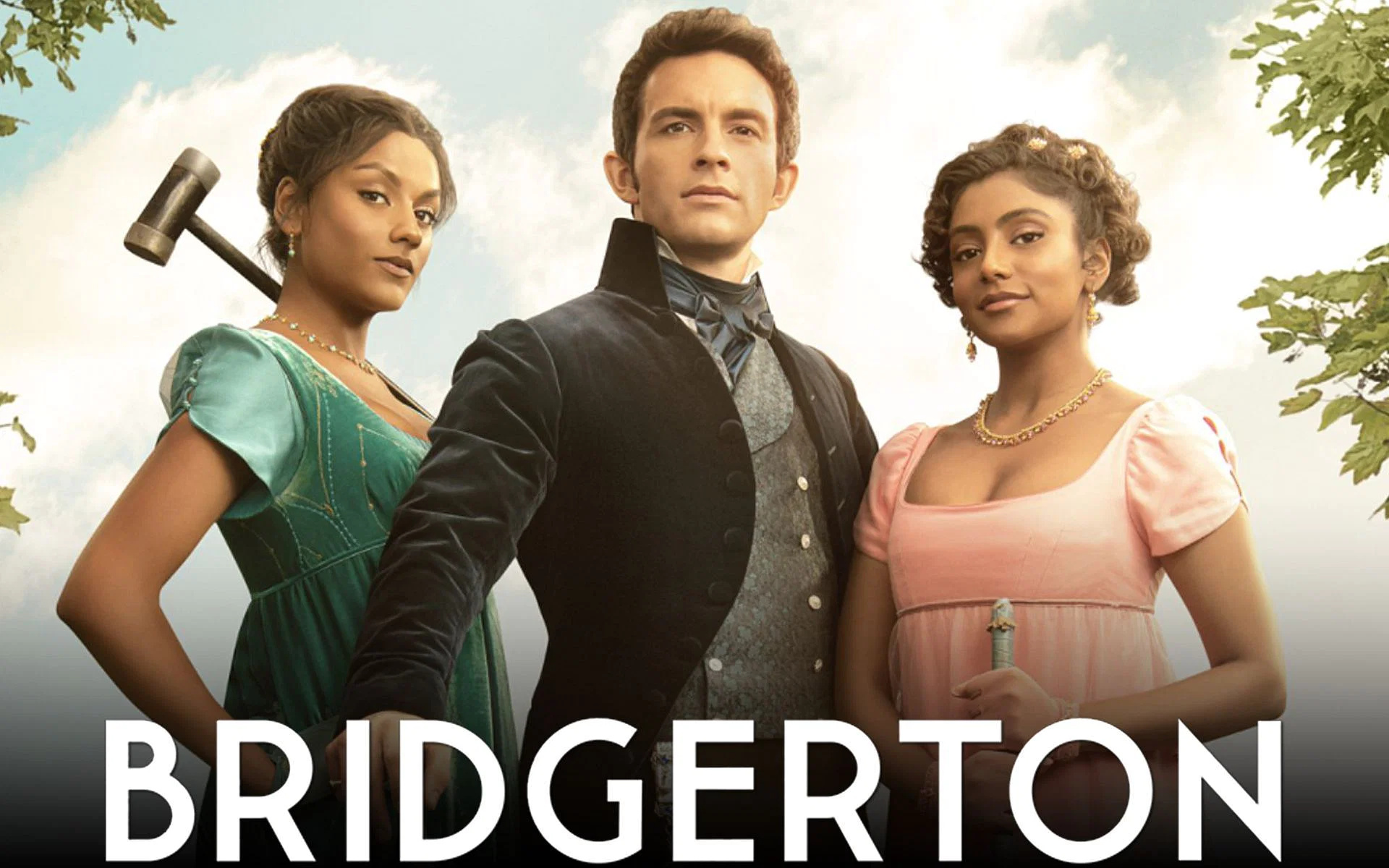 Charithra Chandran, Bridgerton season 2 cast, Jonathan Bailey, Simone ashley, 1920x1200 HD Desktop