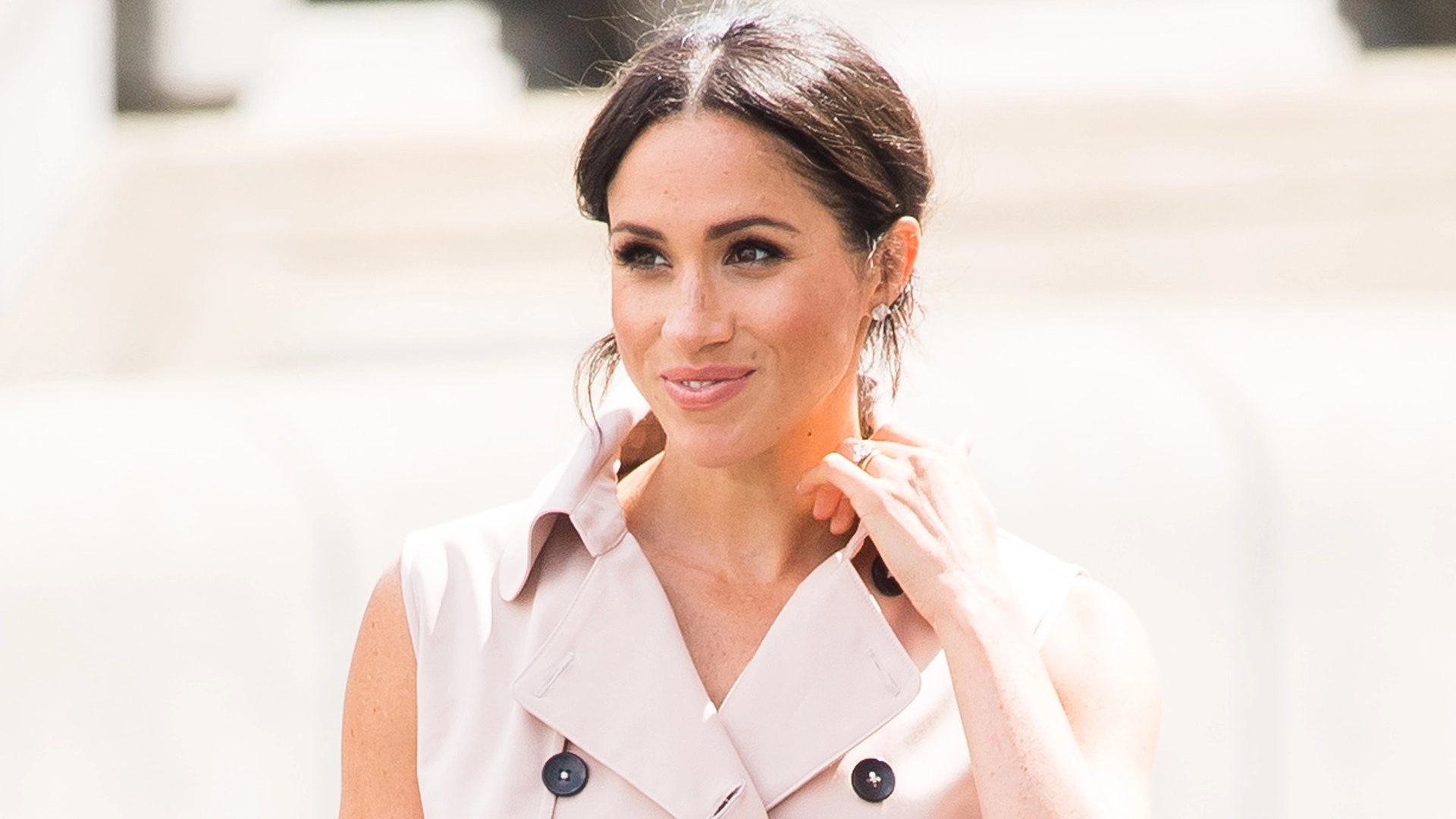 Meghan Markle's pink nails, Royal tradition, Beauty routine, Nail fashion, 1920x1080 Full HD Desktop