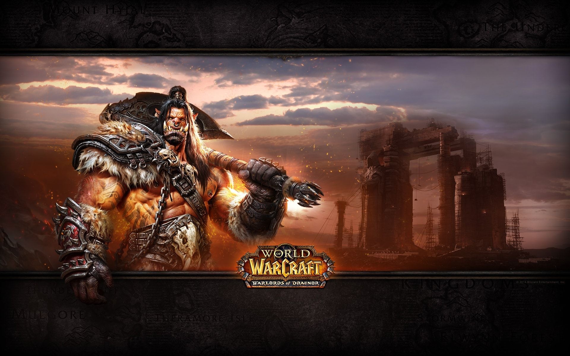 Strategy Game, Gaming, Grom Hellscream, Powerful warrior, 1920x1200 HD Desktop