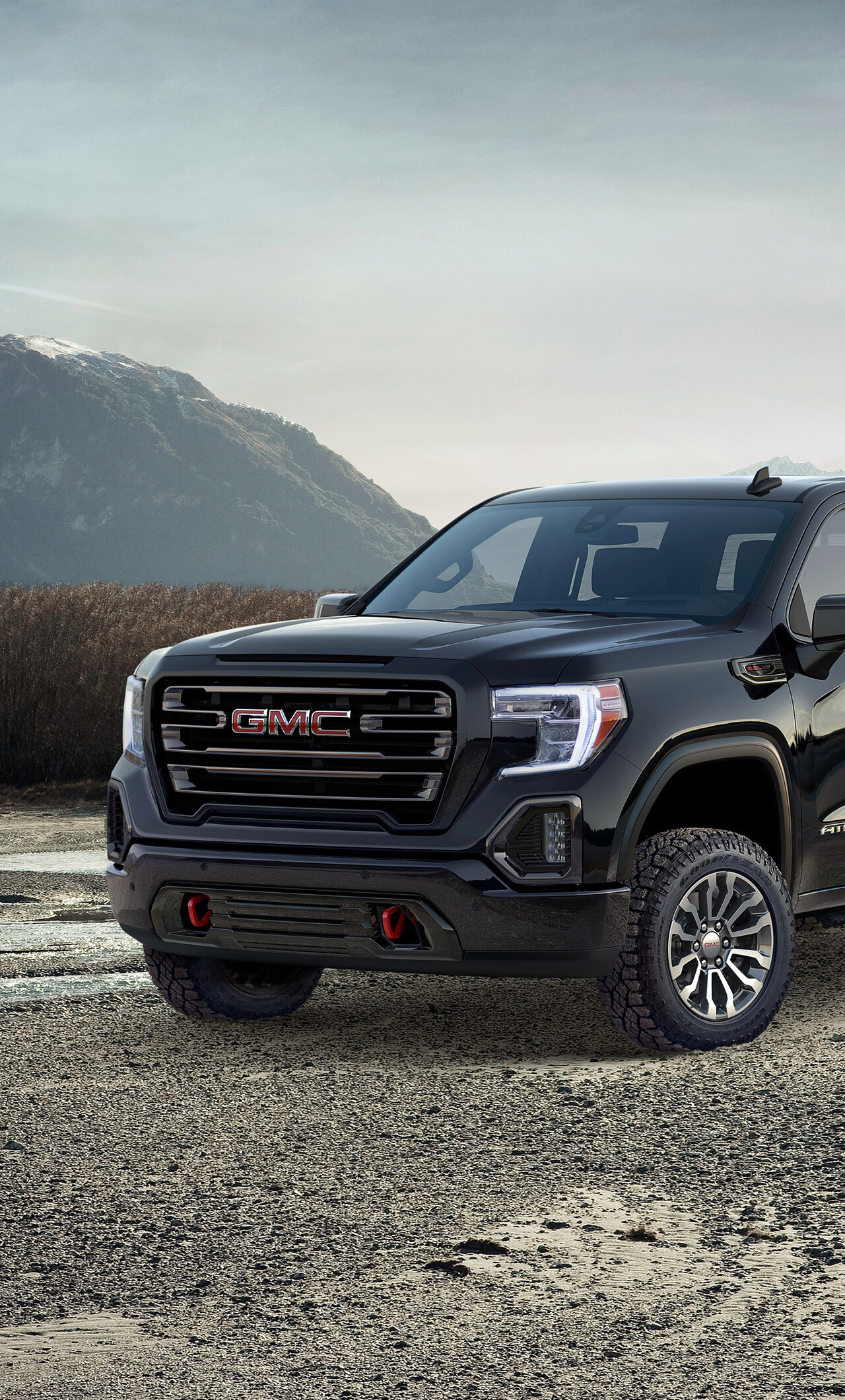 AT4, GMC Sierra Wallpaper, 1280x2120 HD Phone