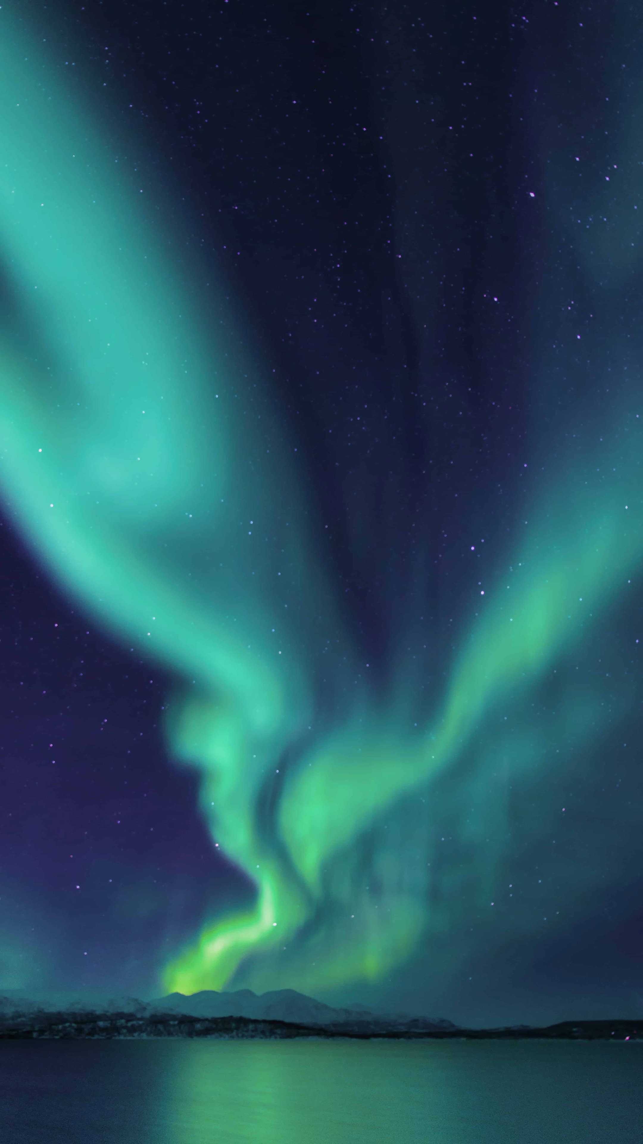 Finland travels, Northern lights, Astonishing spectacle, Aurora borealis, 2160x3840 4K Phone