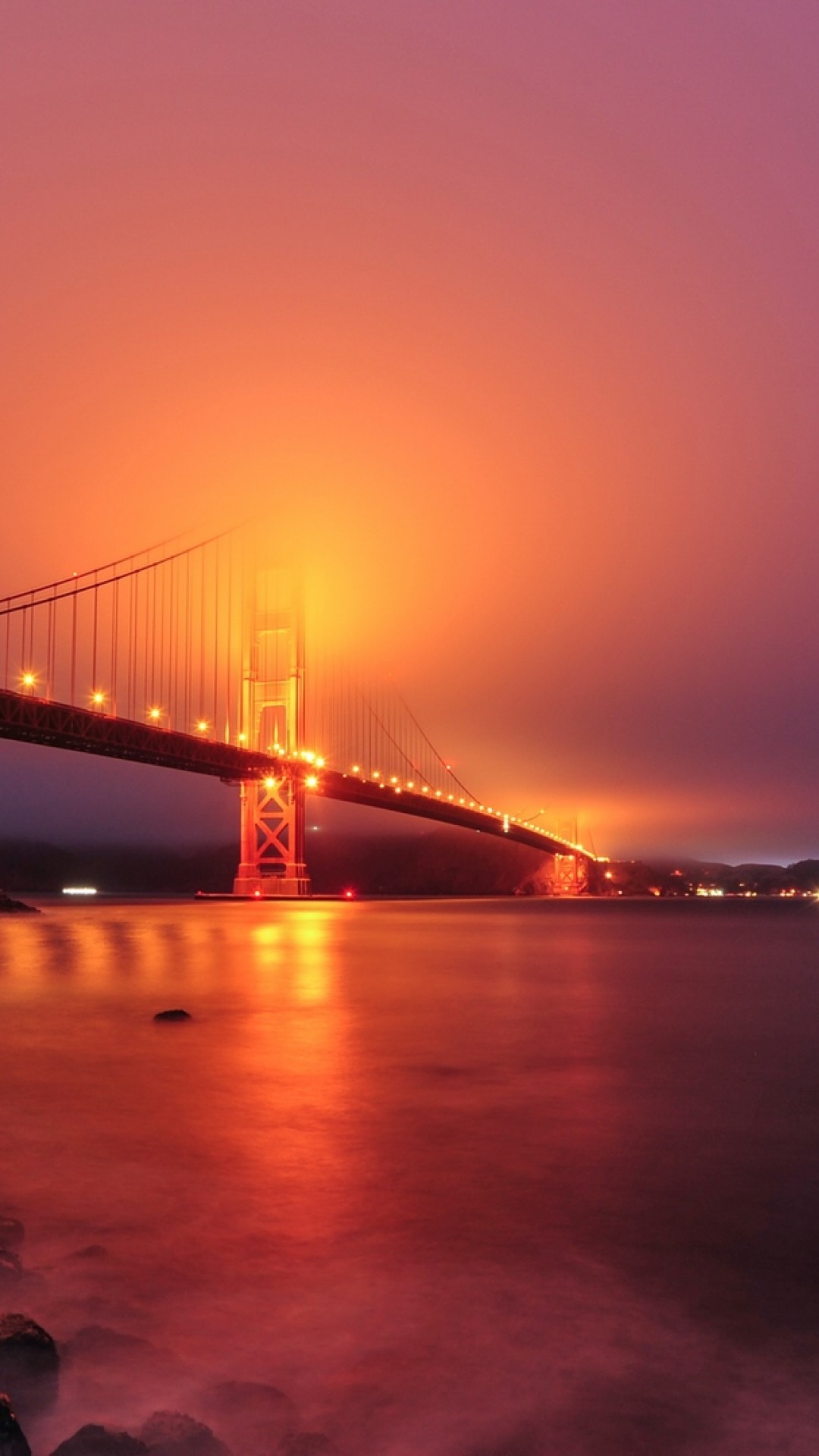 San Francisco, Travels, Bridge wallpaper, iPhone, 1080x1920 Full HD Phone
