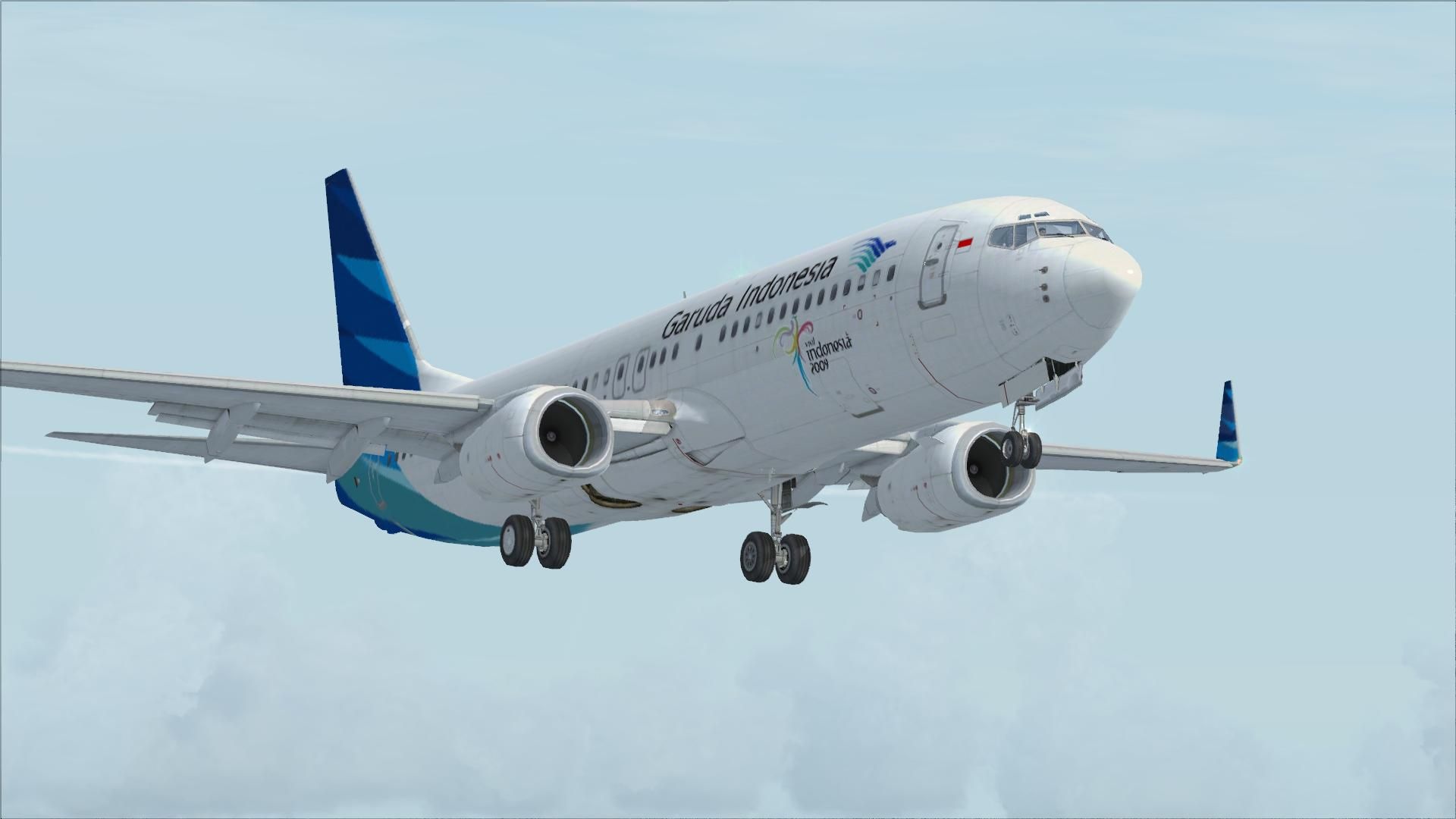 Garuda Indonesia, Garuda indonesia boeing, For fsx, 737 800, 1920x1080 Full HD Desktop