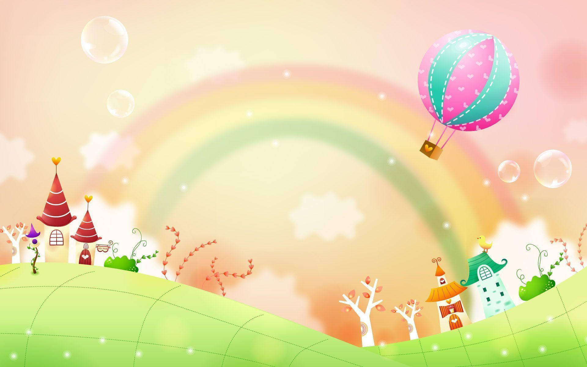 Rainbow, Cute Computer Wallpaper, 1920x1200 HD Desktop