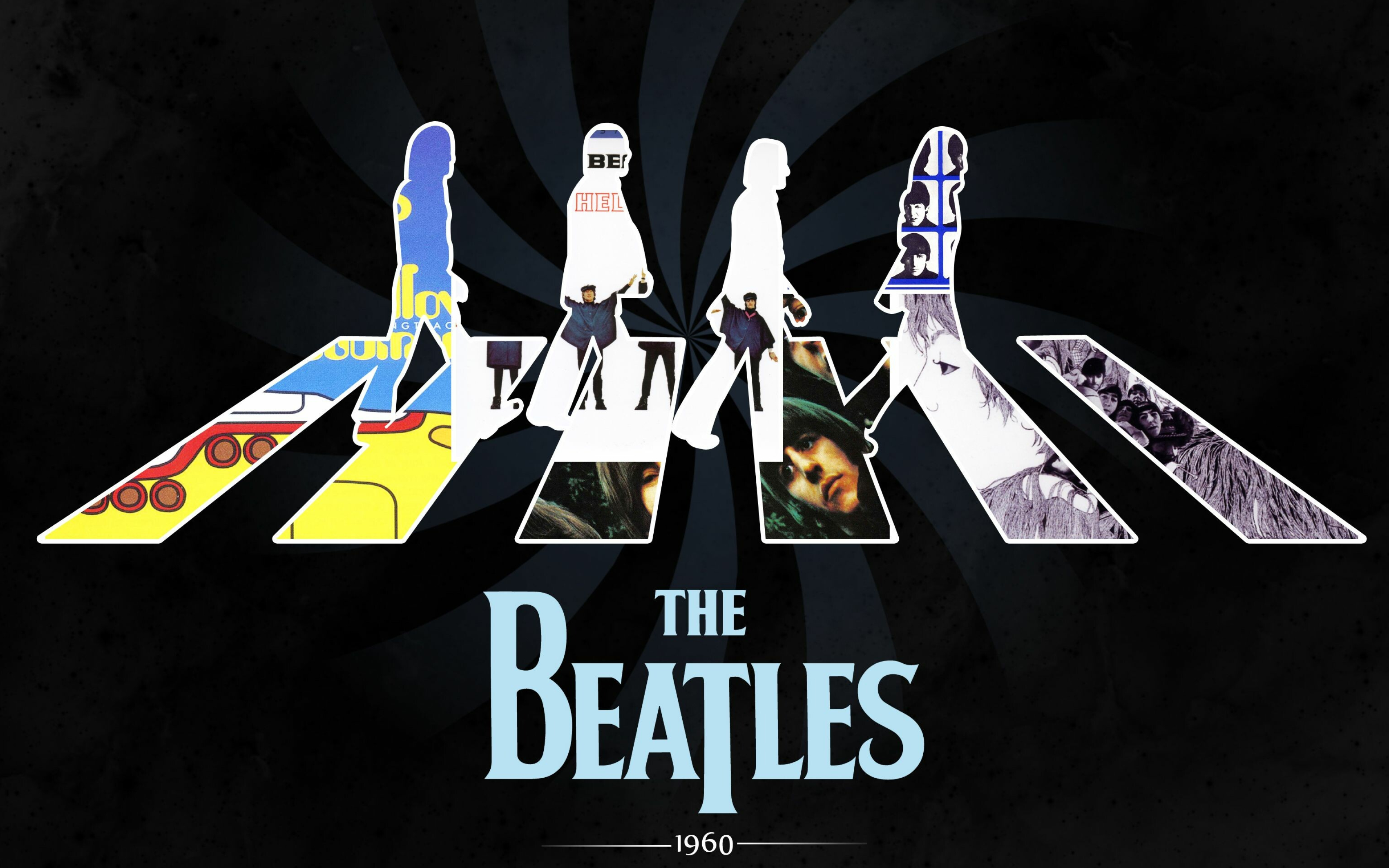 The Beatles, Music band, 4K pixel, Beatles guitars, 3400x2130 HD Desktop