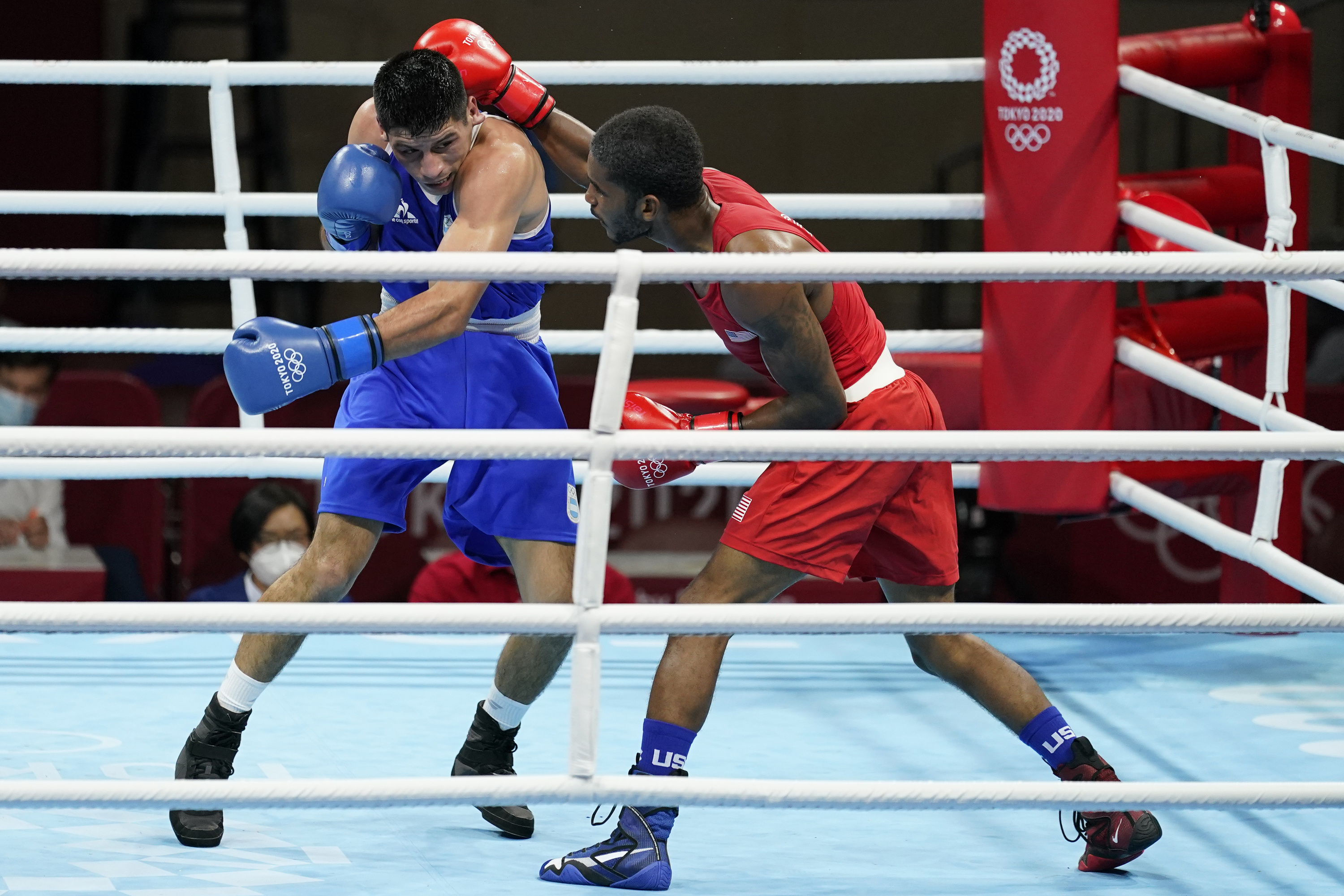 Samuel Kistohurry, Delante Johnson, Olympic boxing, Opening bout, 3000x2000 HD Desktop