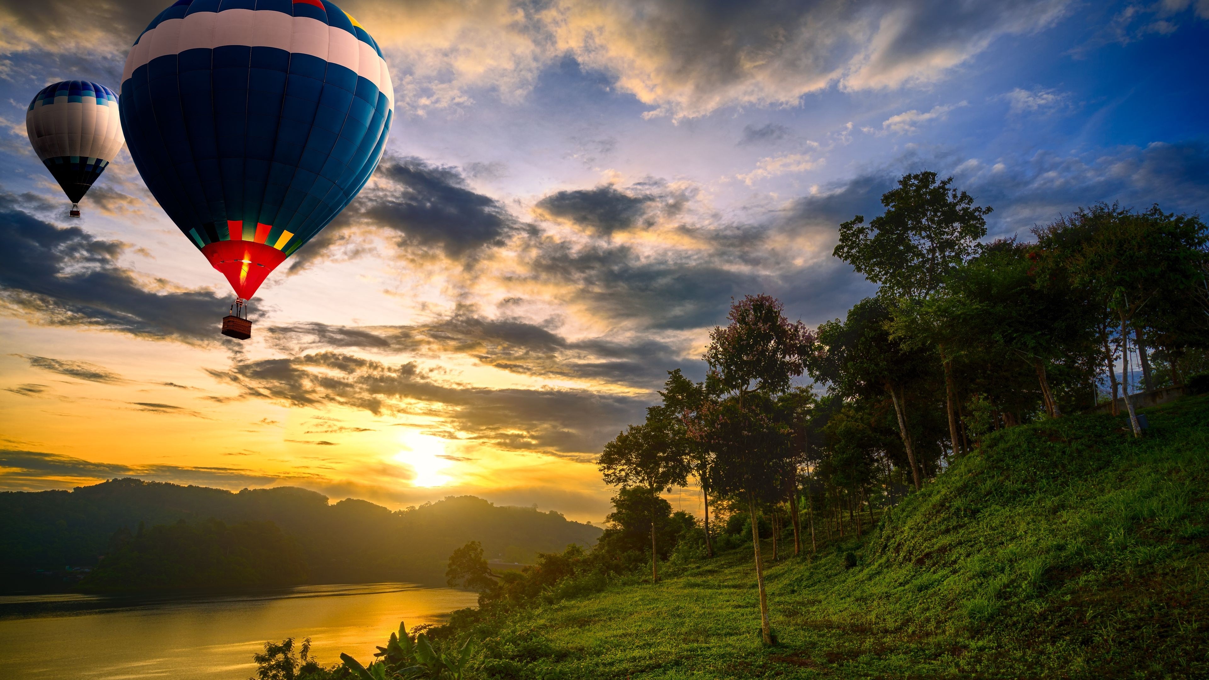 Hot Air Balloon, 4K Ultra HD, Wallpaper, High Quality, 3840x2160 4K Desktop