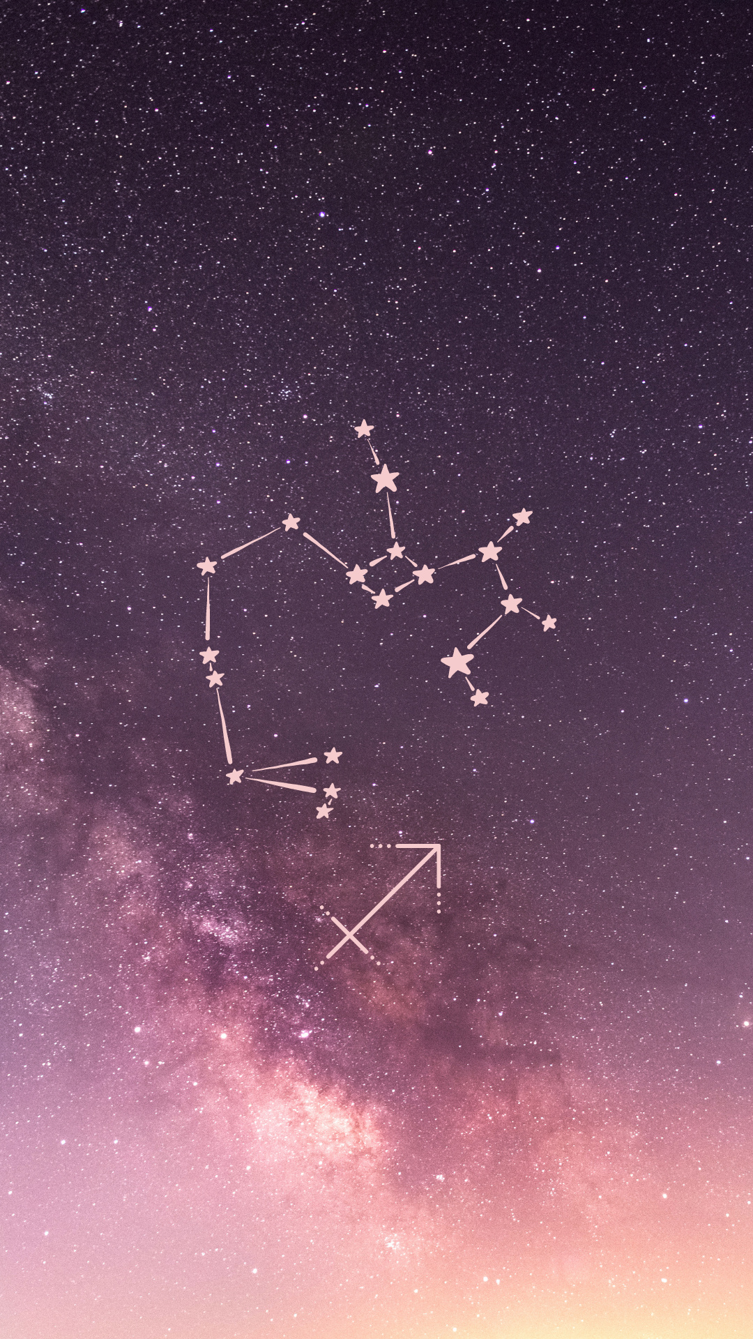 Sagittarius astrology, Aesthetic wallpaper, Dark wallpaper, Iphone, 1080x1920 Full HD Phone