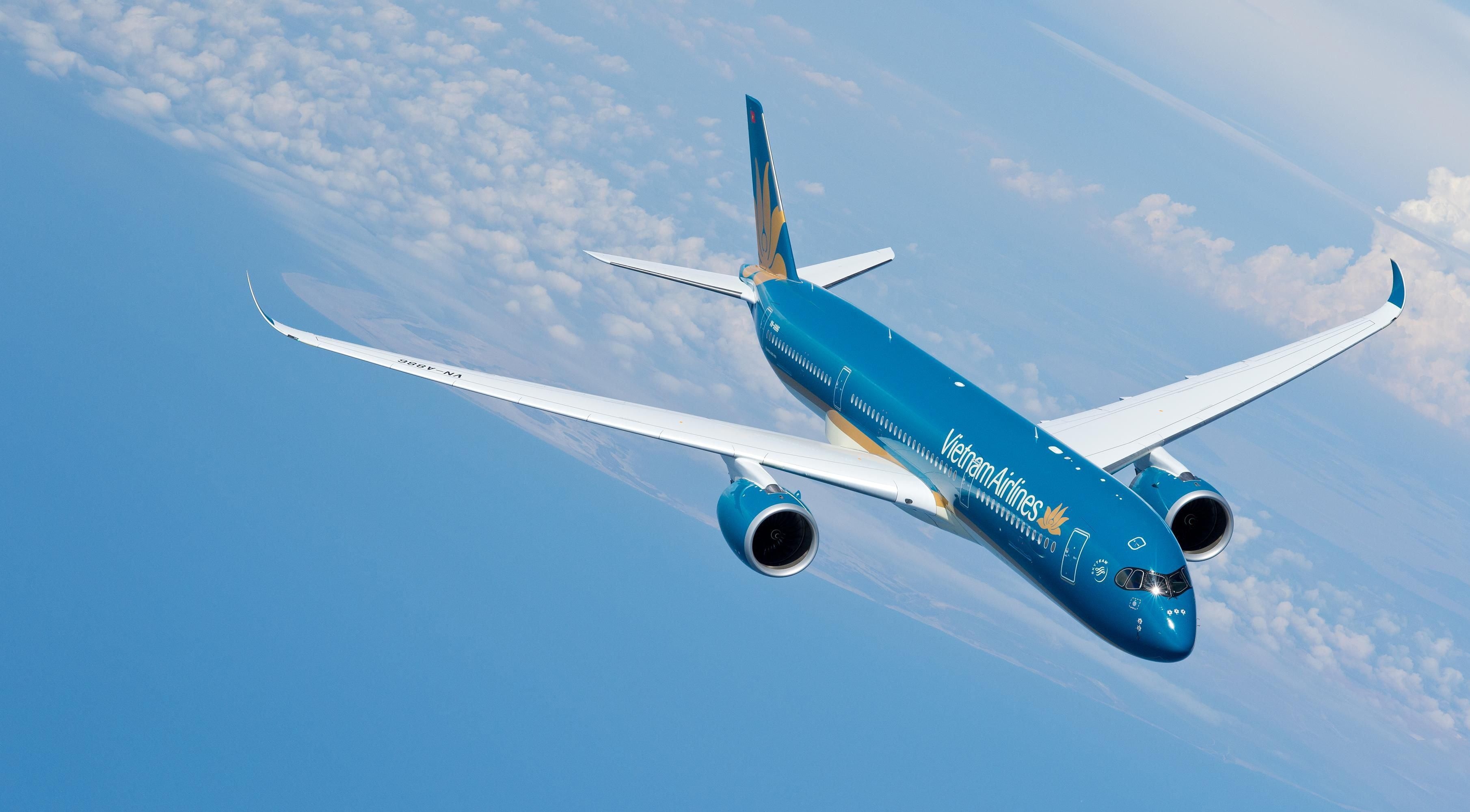 Vietnam Airlines, Airbus wing, A350-900, Vietnam Airlines, 3620x2000 HD Desktop