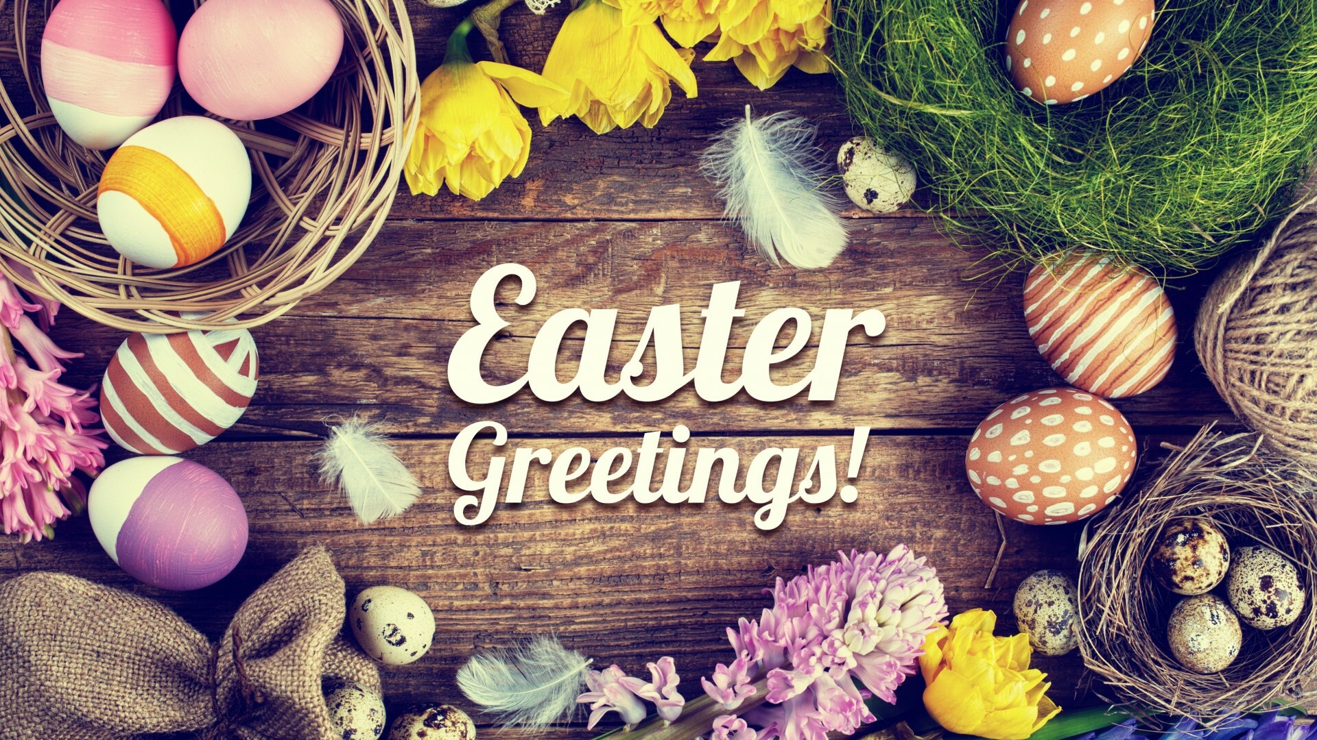 Easter wallpaper, Festive eggs, Spring celebration, Pastel colors, 1920x1080 Full HD Desktop