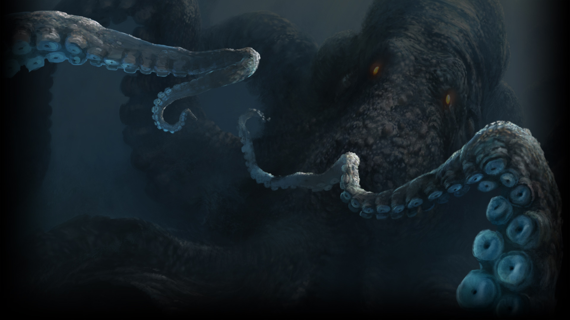 Kraken profile background, Steam community market, Gaming merchandise, Stylish digital art, 1920x1080 Full HD Desktop