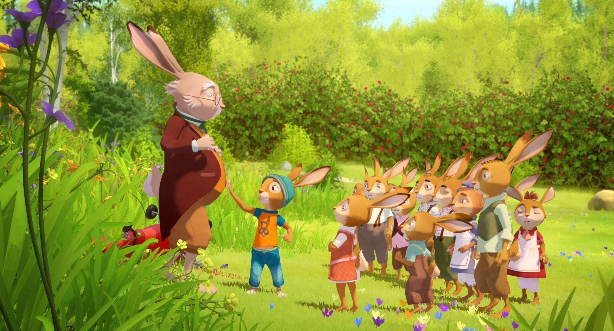 Die Haschenschule, Golden egg hunt, Animation, 2000x1080 HD Desktop