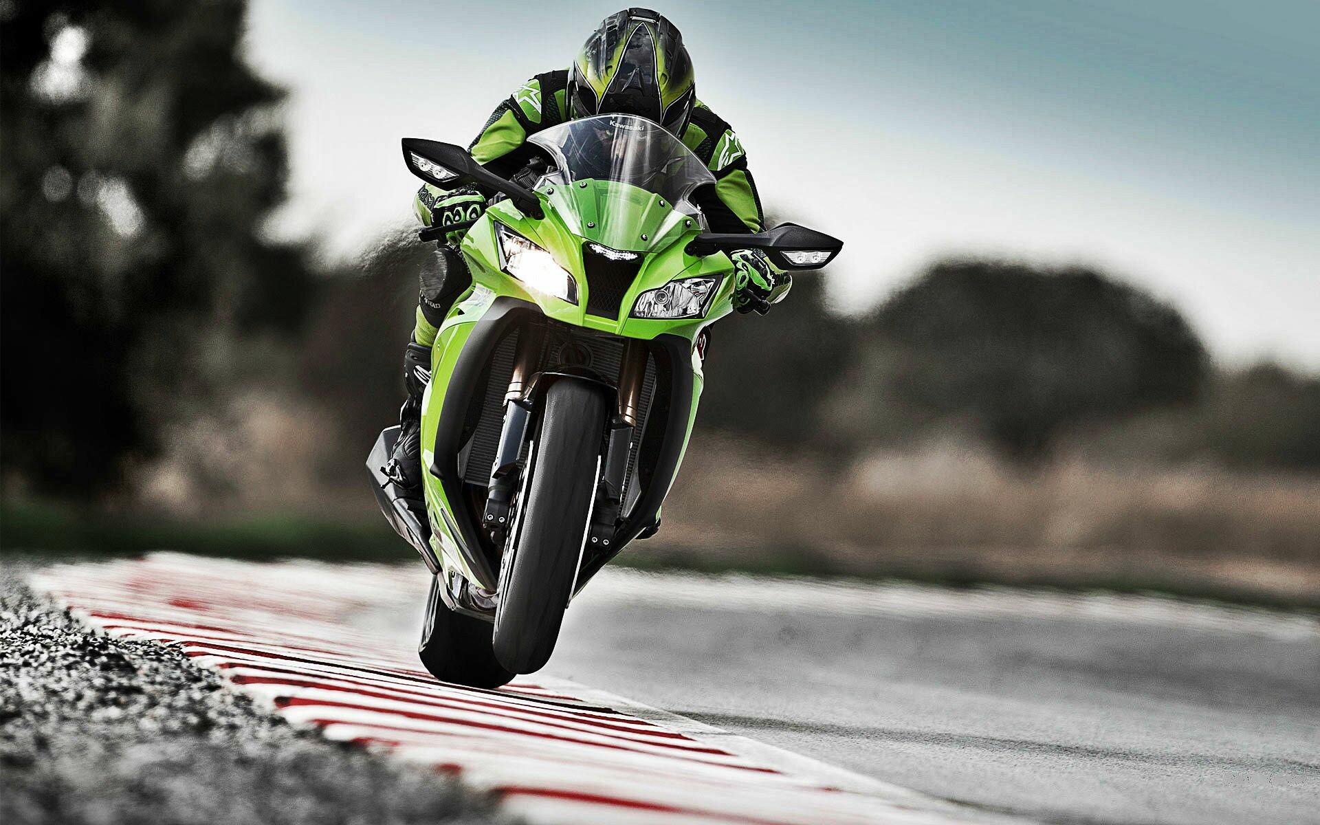 Kawasaki Ninja ZX, Ninja motorcycle wallpaper, Racing bikes, Motorcycle enthusiasts, 1920x1200 HD Desktop