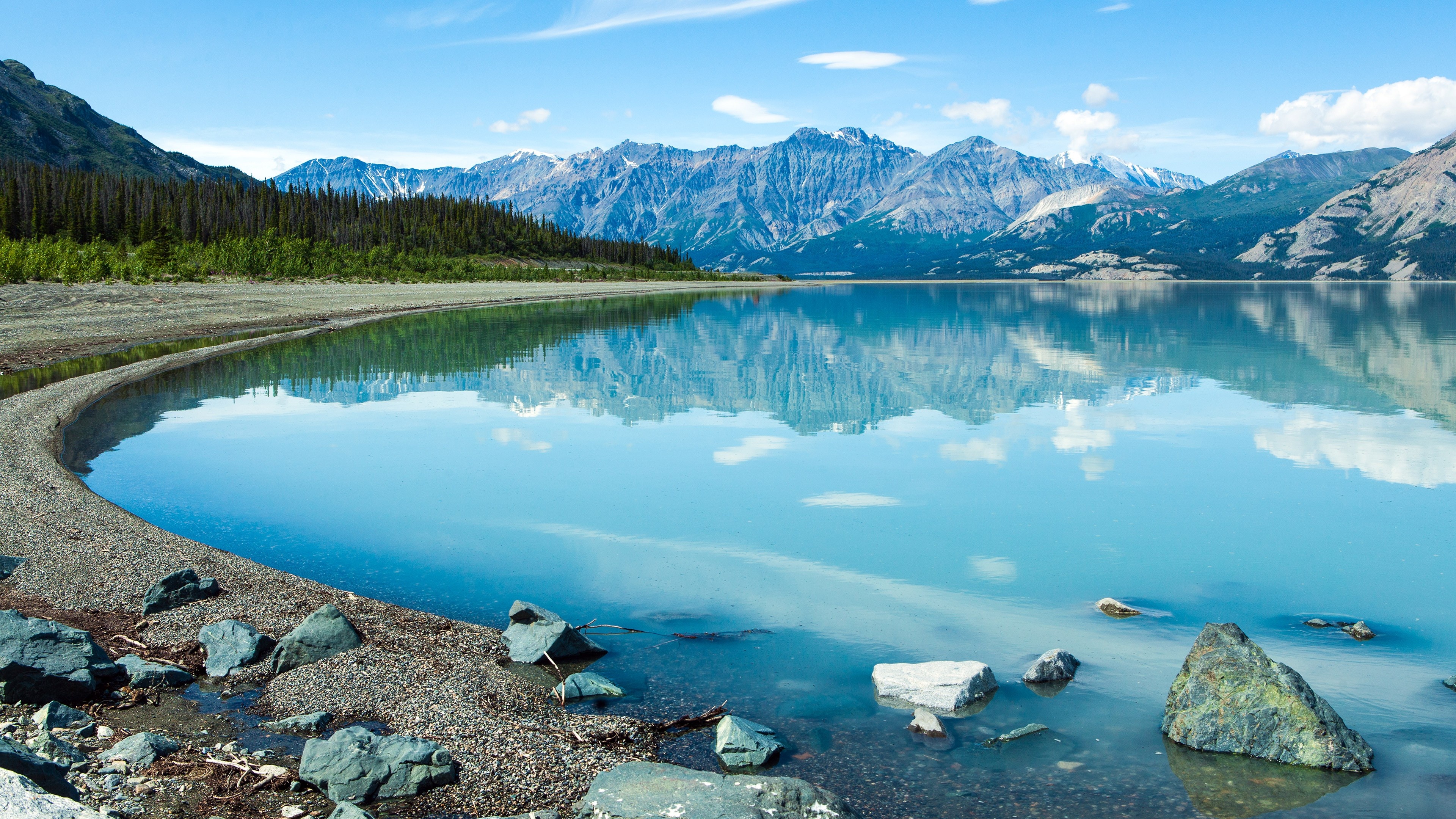 Yukon, Mountain Lakes Wallpaper, 3840x2160 4K Desktop