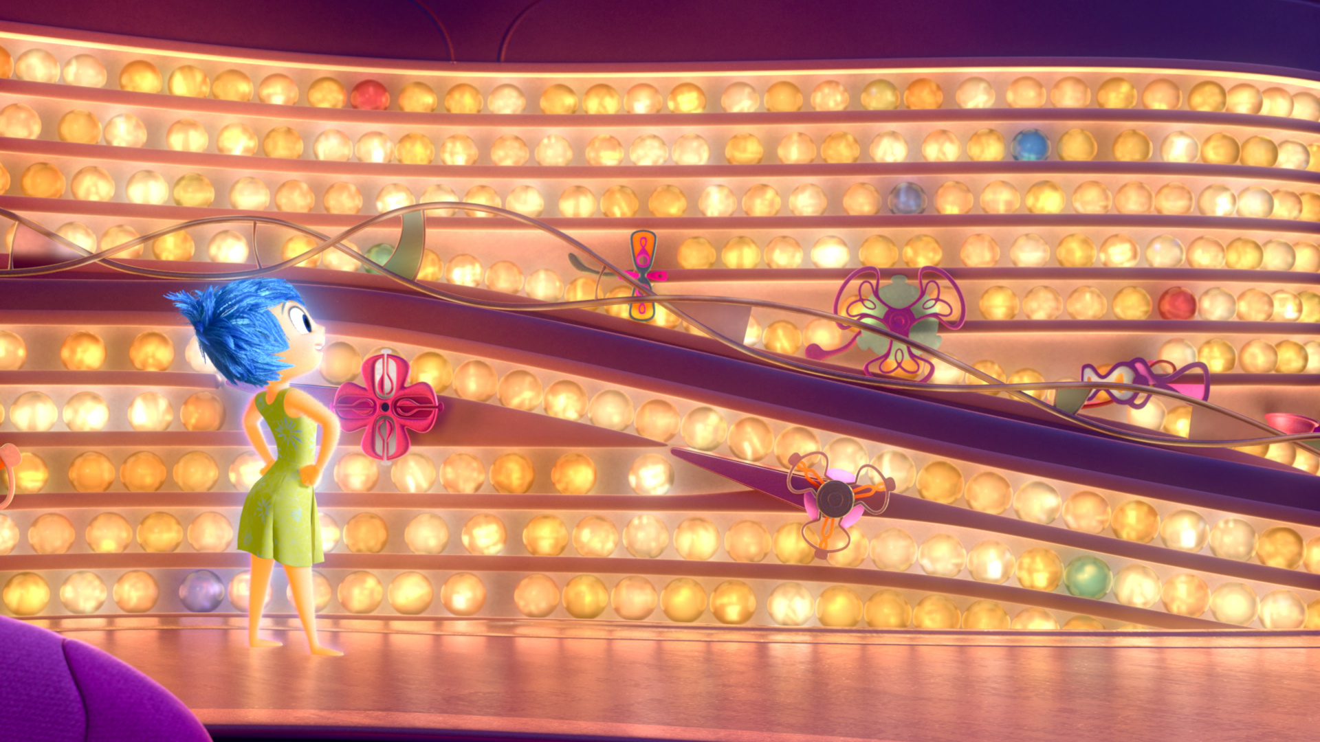 Inside Out, Joy, Wallpaper Resolution, HD, 1920x1080 Full HD Desktop