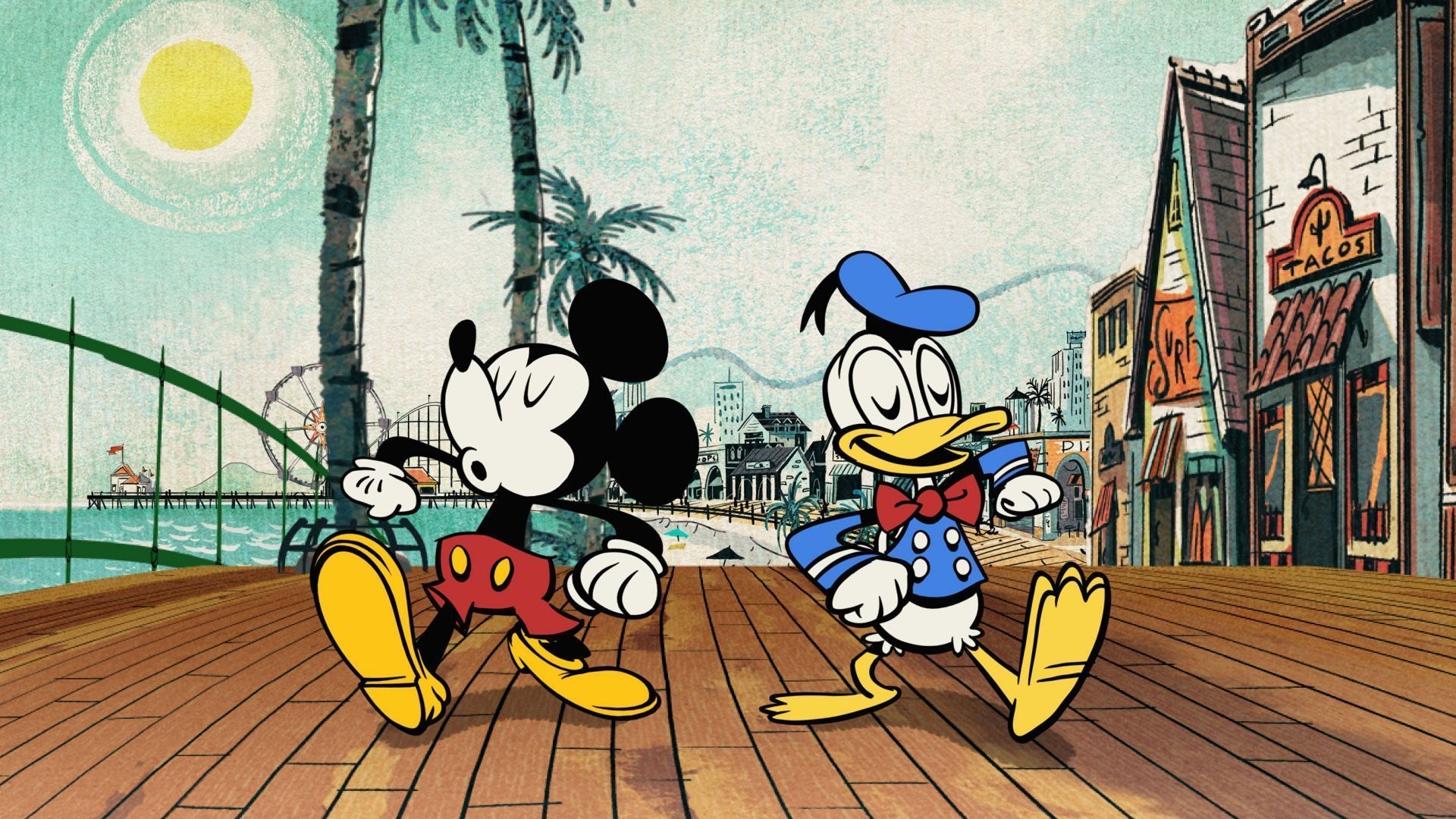 Donald Duck, Mickey Mouse Wallpaper, 1920x1080 Full HD Desktop