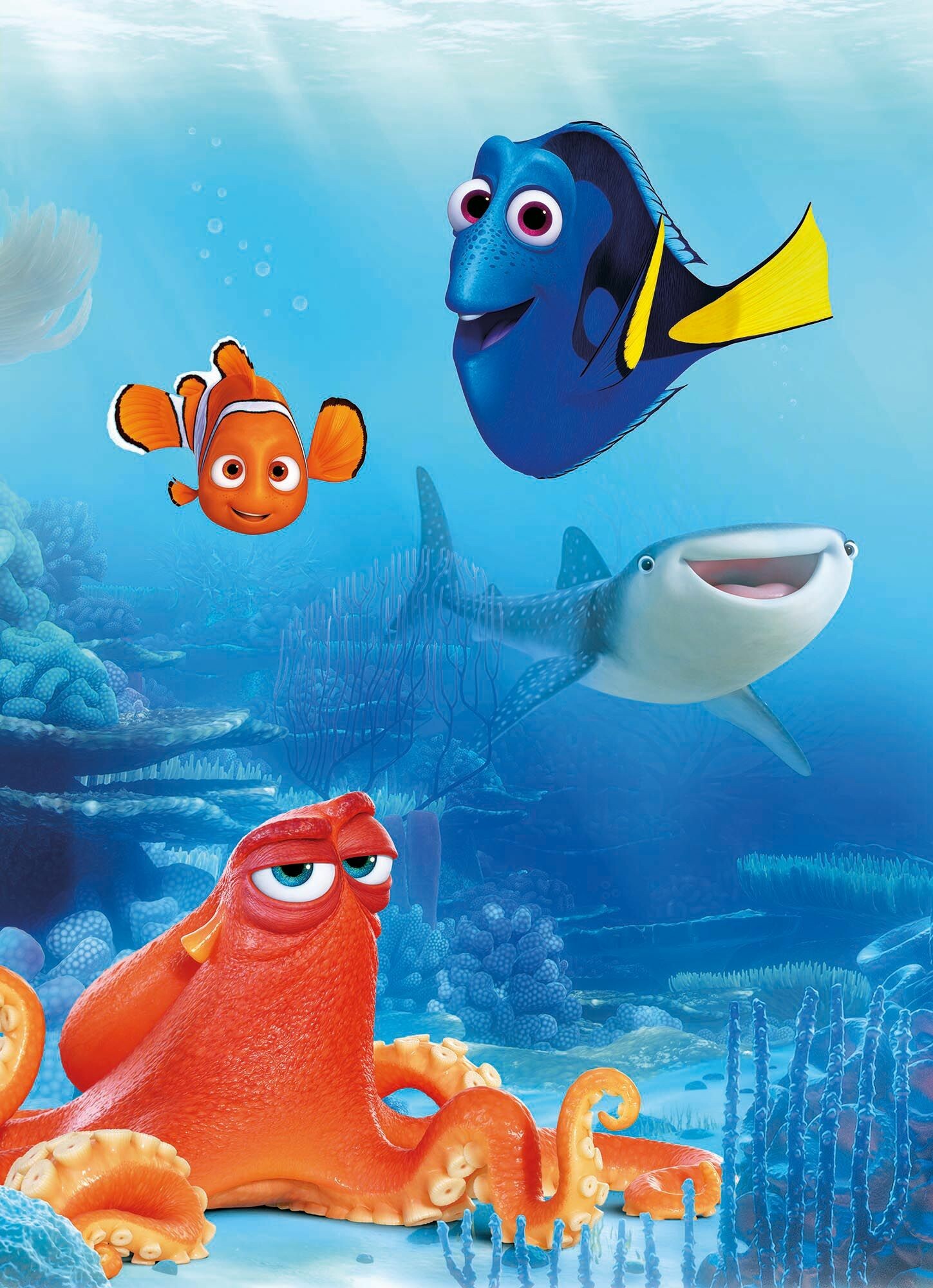 Finding Dory, Dory and friends, Disney wallpaper, Fototapete, 1450x2000 HD Phone