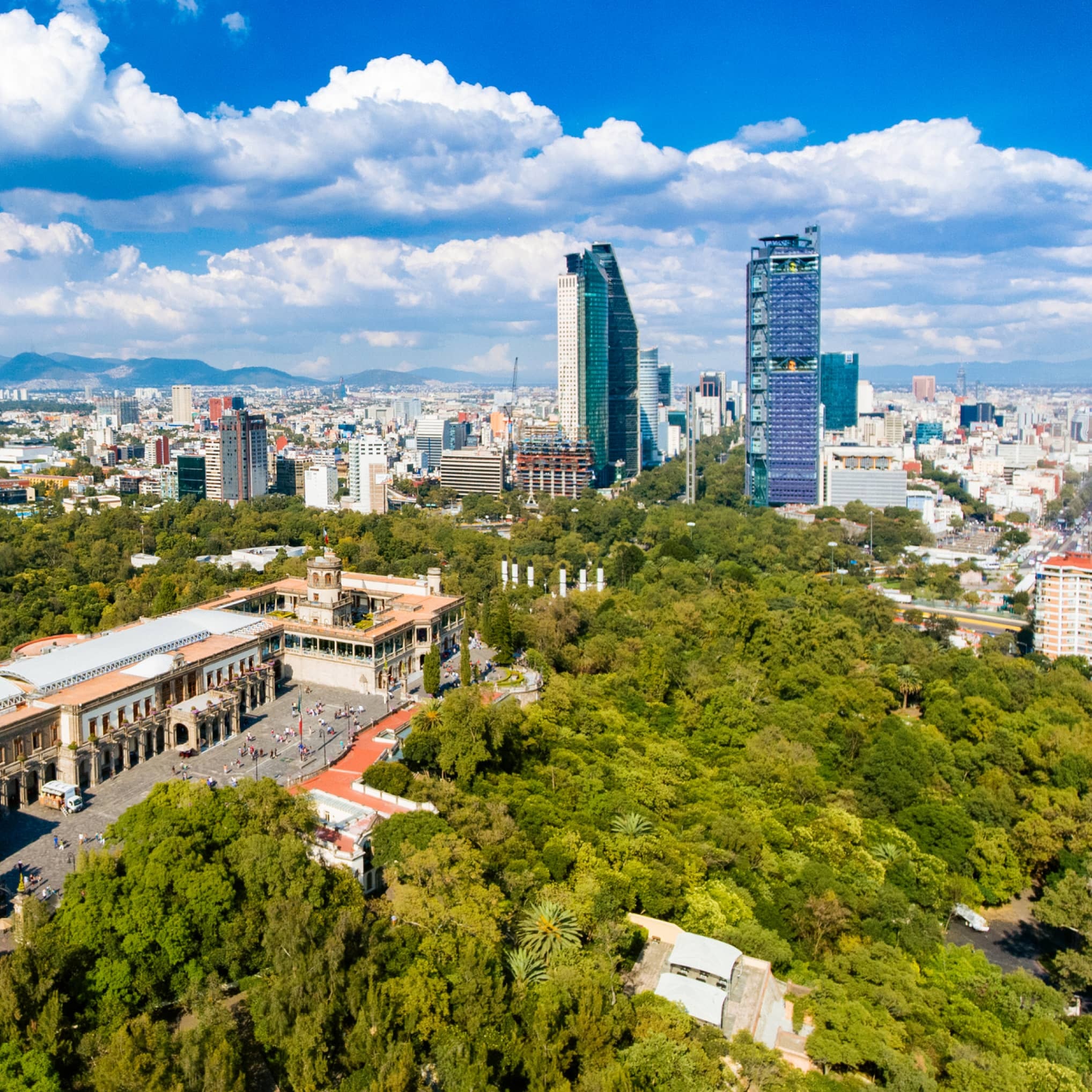 Mexico City, HKS architects, Urban design, Architectural marvels, 2040x2040 HD Phone