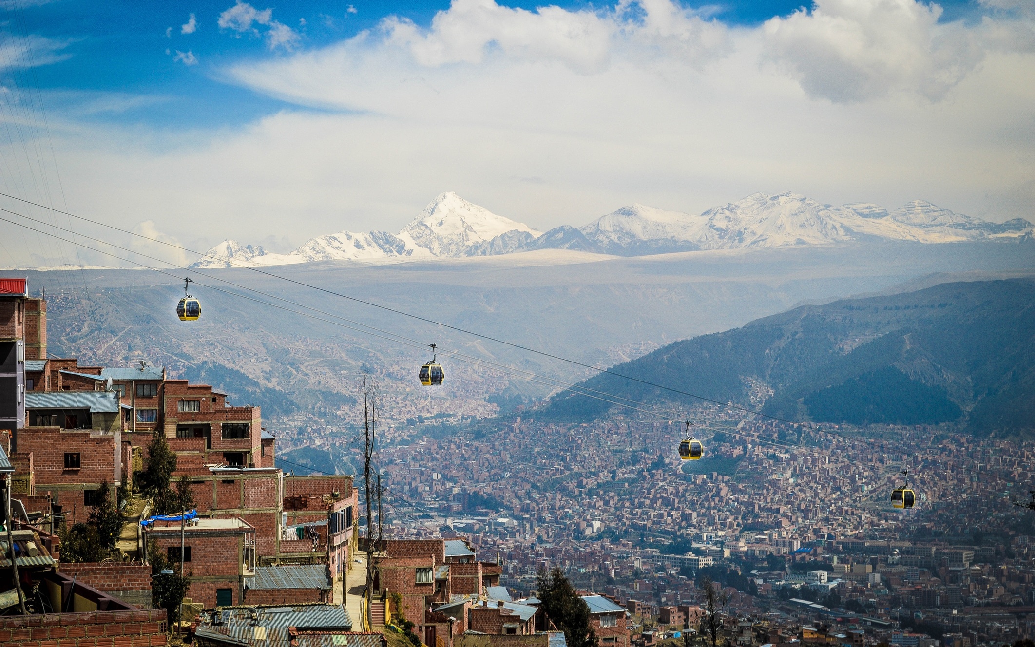 La Paz Bolivia, Spectacular public transport, 2130x1330 HD Desktop