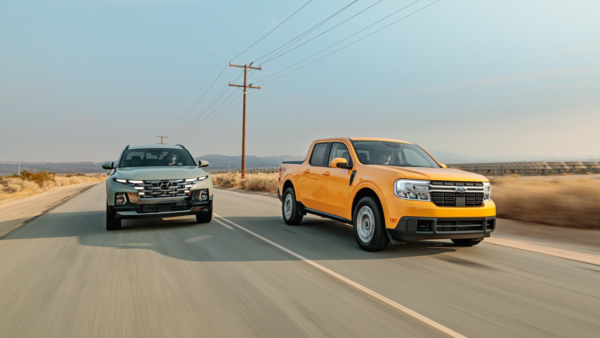 Ford Maverick vs. Hyundai Santa Cruz, Hyundai Santa Cruz Wallpaper, 1920x1080 Full HD Desktop
