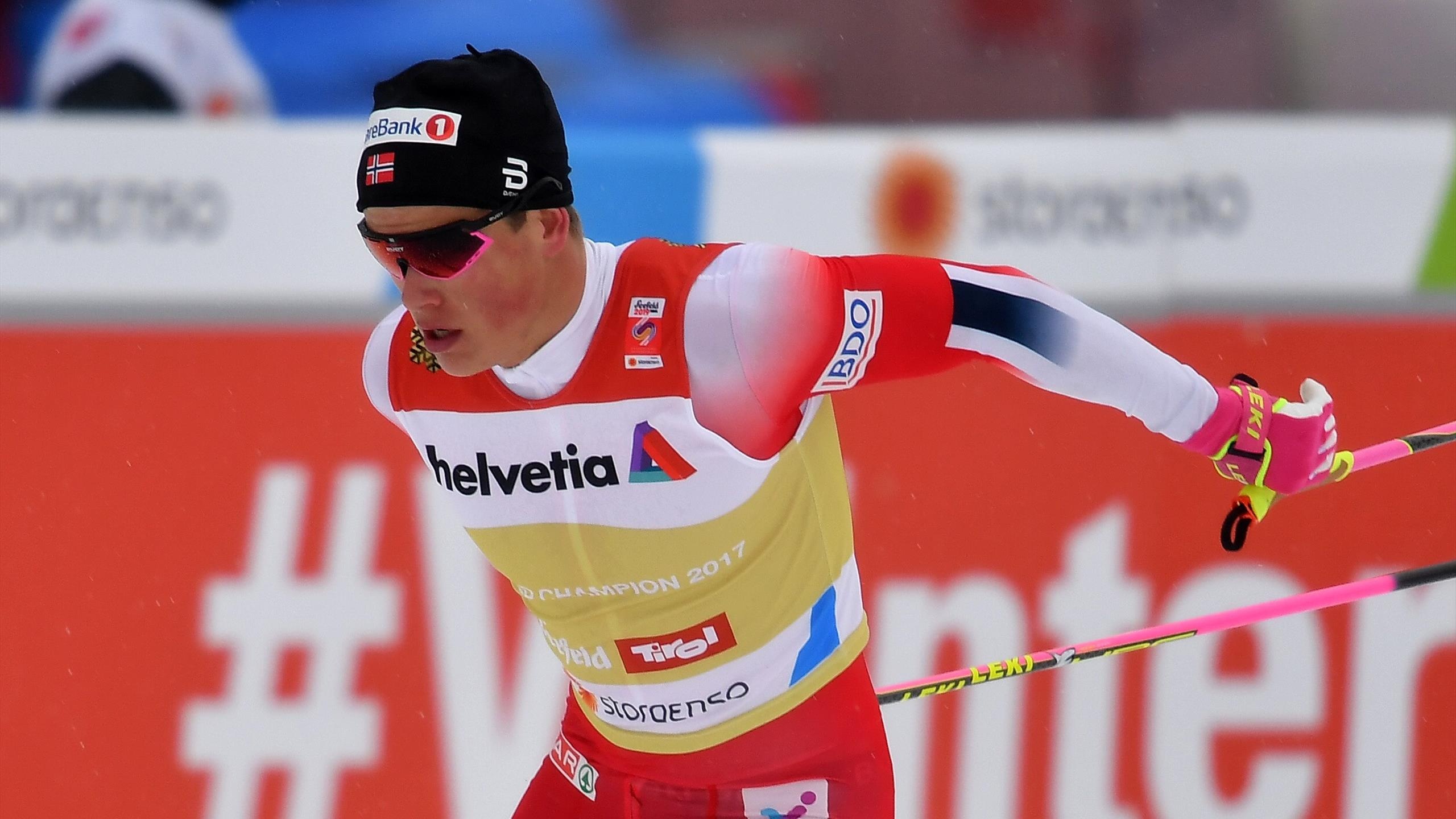 Seefeld 2019, Johannes Hoesflot Klaebo Wallpaper, 2560x1440 HD Desktop