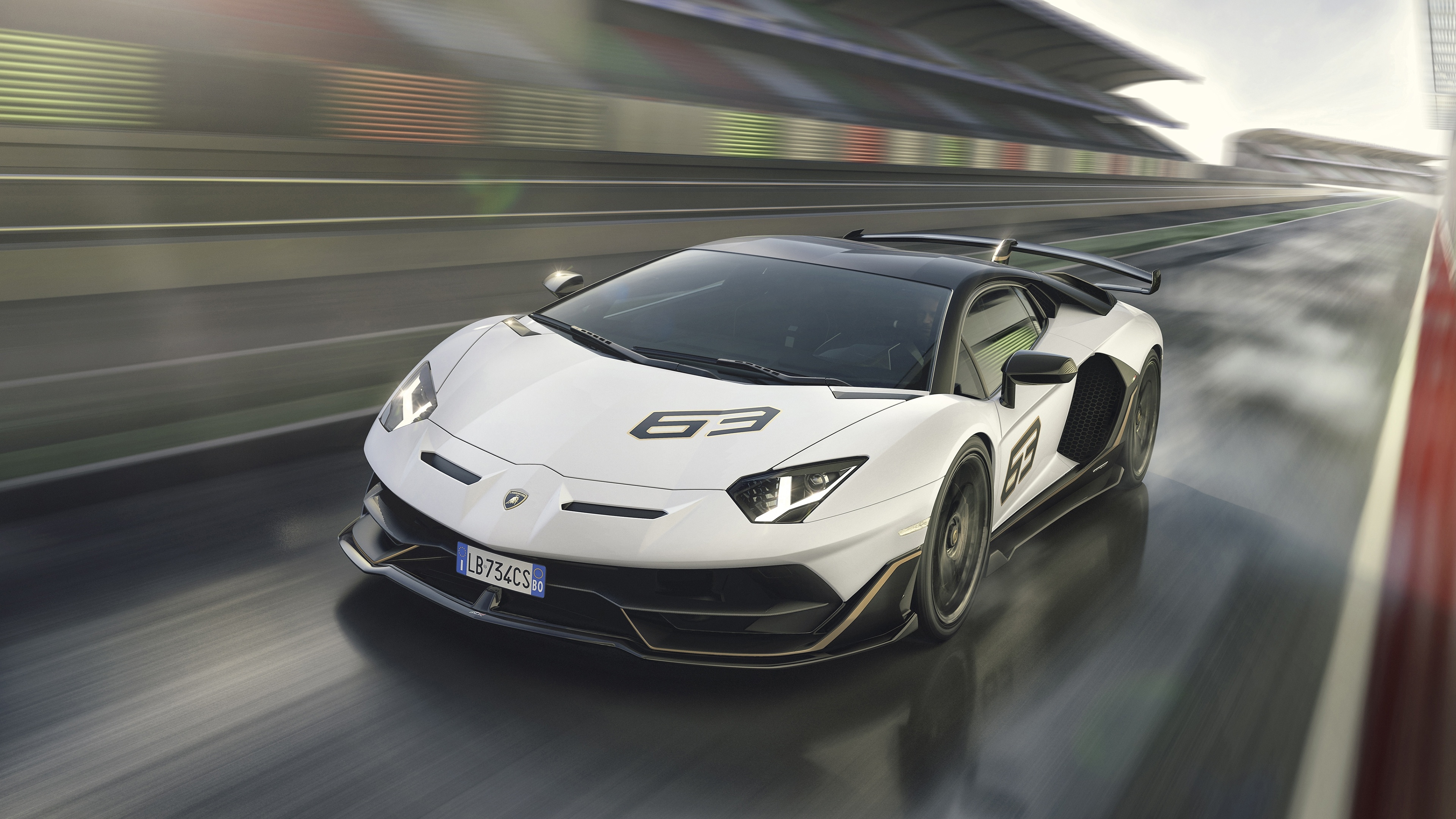 SVJ Racing, Lamborghini Aventador Wallpaper, 3840x2160 4K Desktop