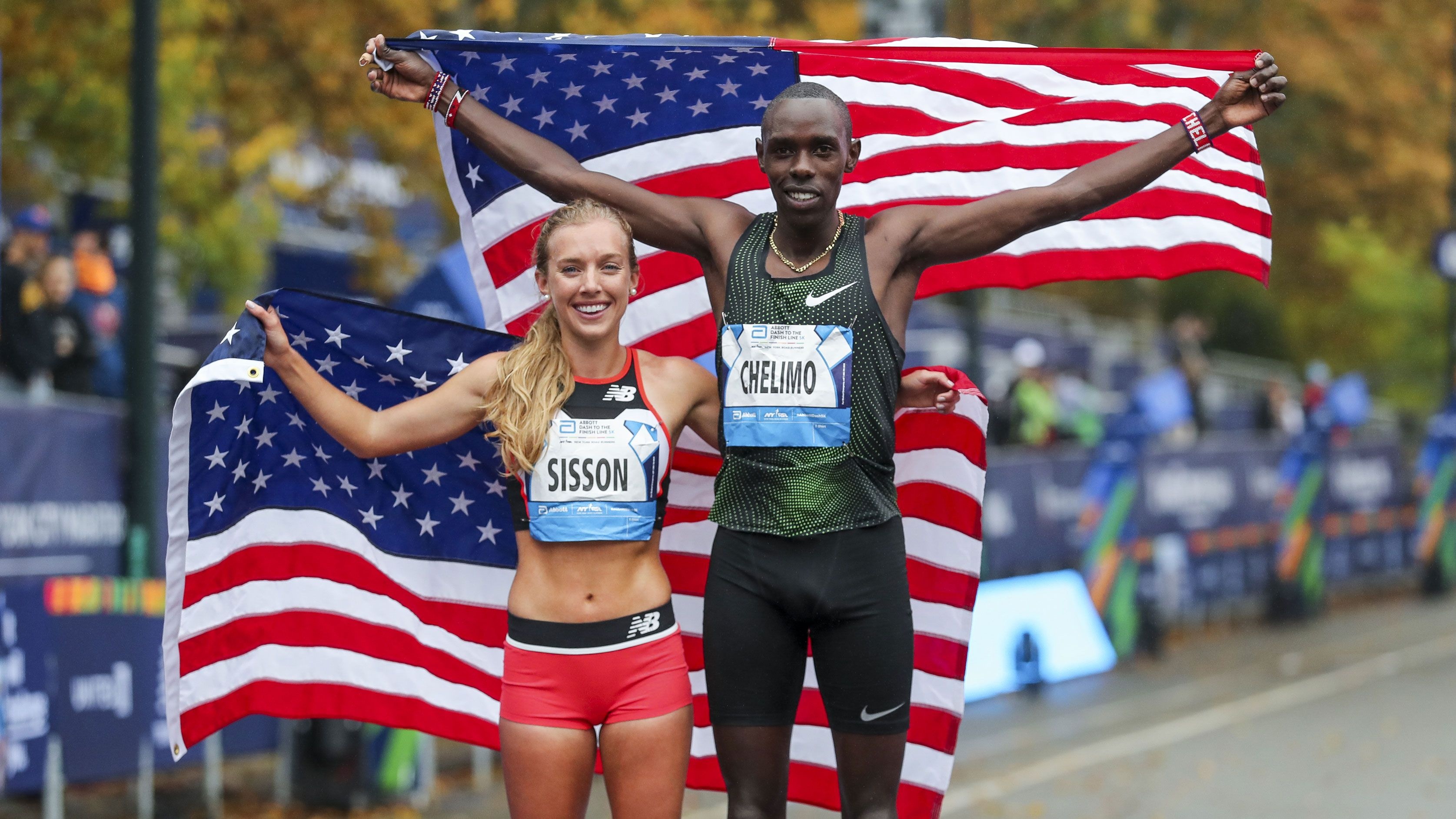 Paul Chelimo, Dominant performance, 5k championship, NYC triumph, 3350x1890 HD Desktop