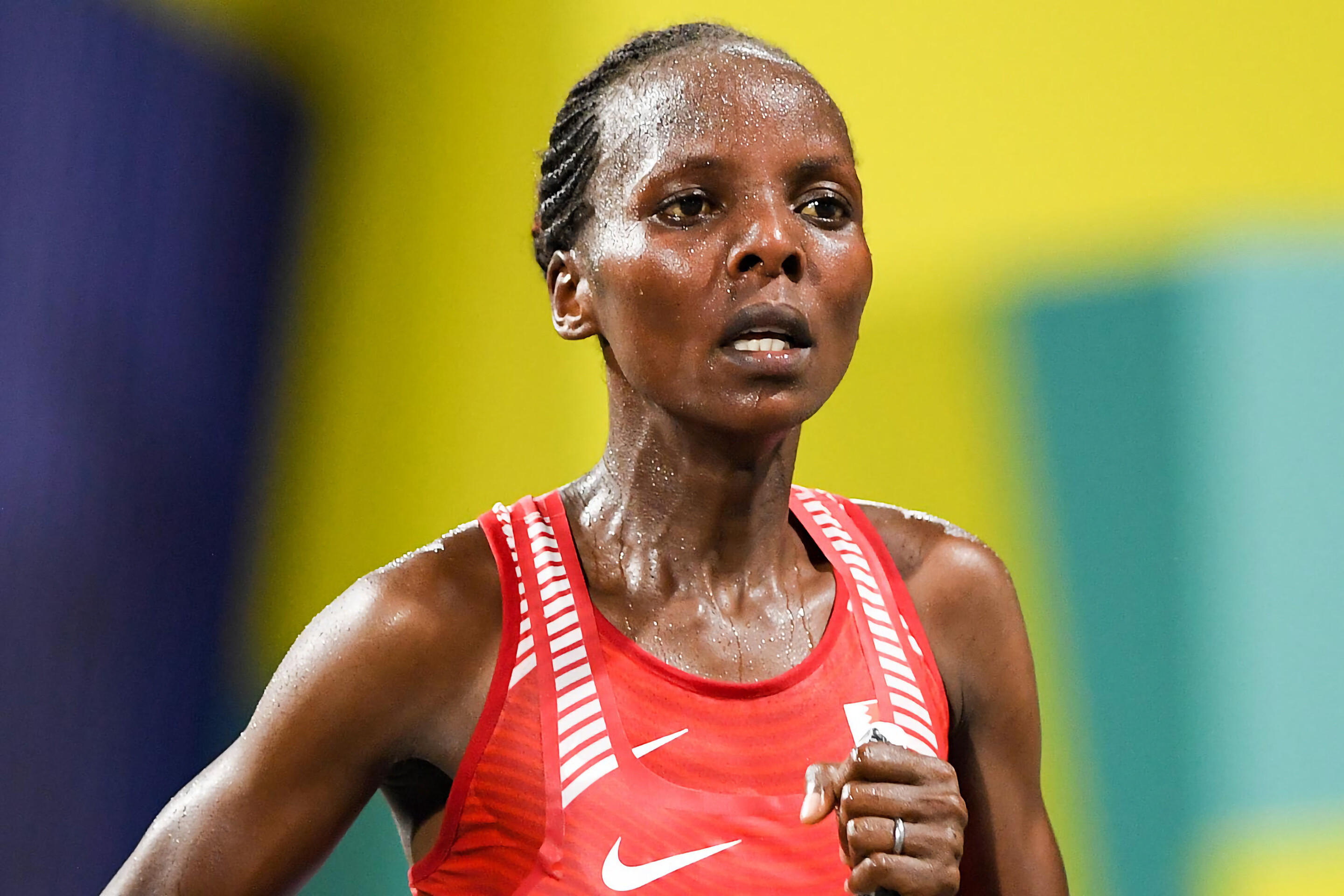 Rose Chelimo, Marathon runner, Bahraini athlete, Road race, 2880x1920 HD Desktop