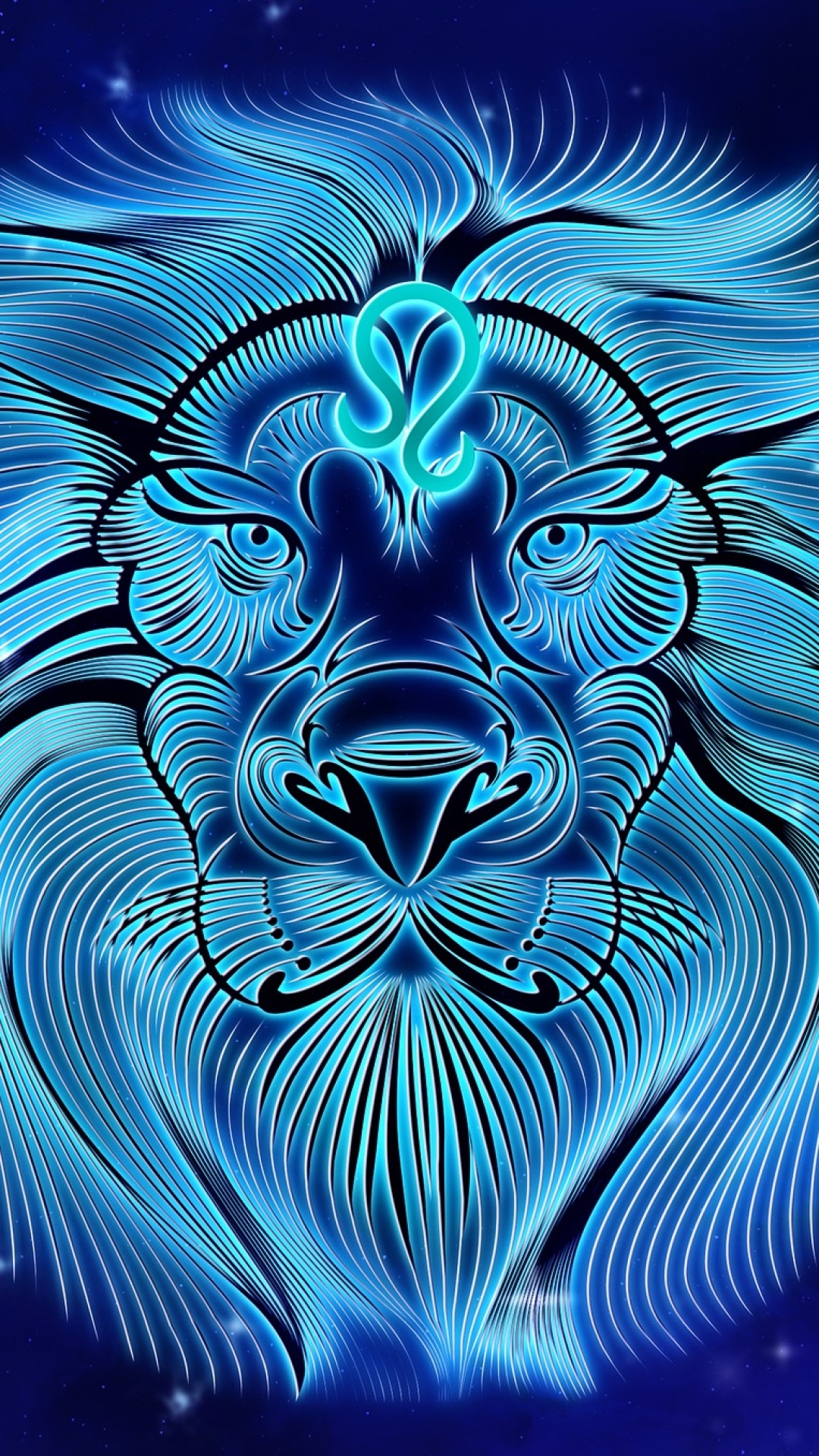 Leo Zodiac Sign, Majestic lion, Fiery personality, Fierce leadership, 1080x1920 Full HD Phone