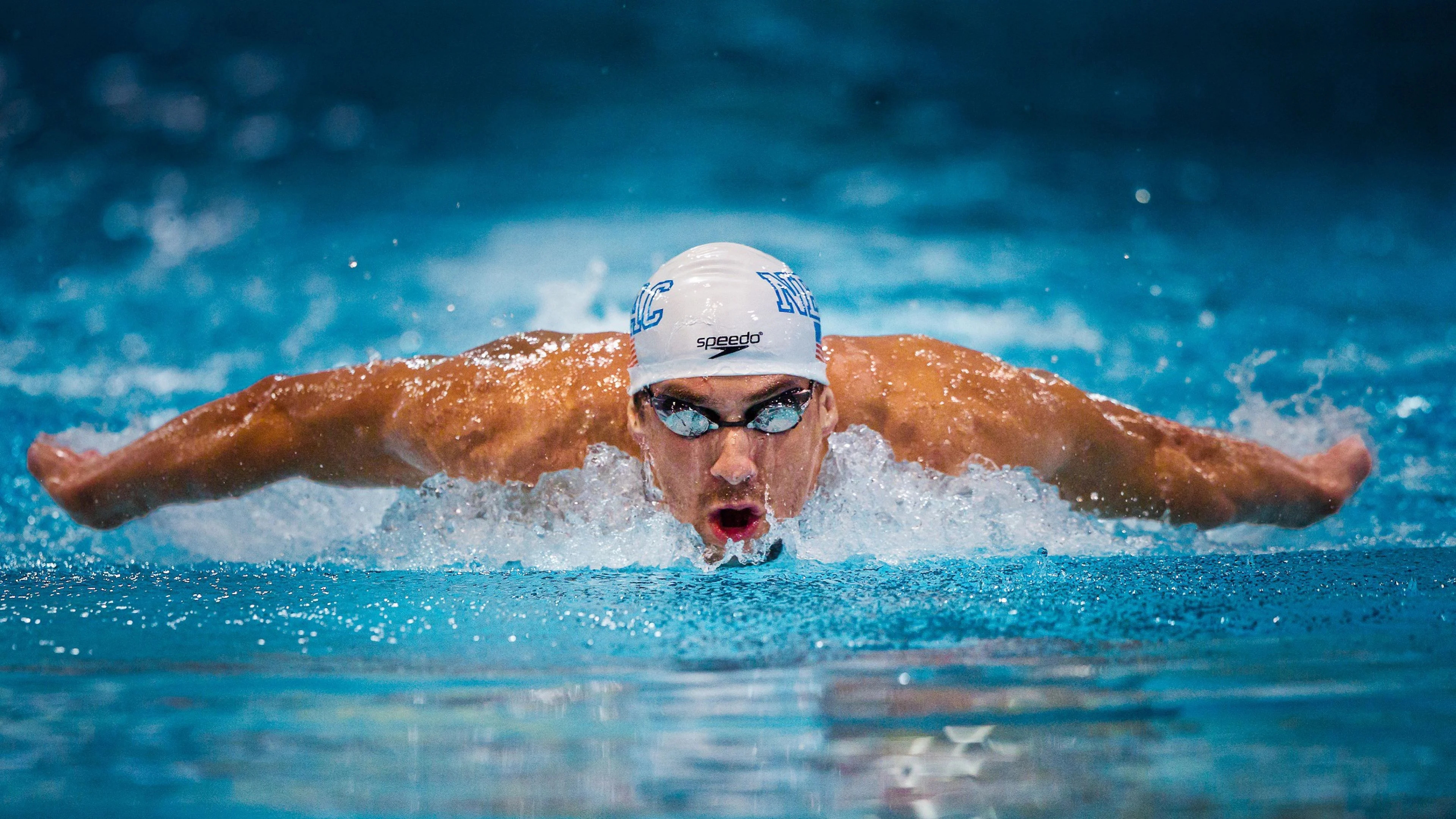 Michael Phelps, Swimming Wallpaper, 3840x2160 4K Desktop