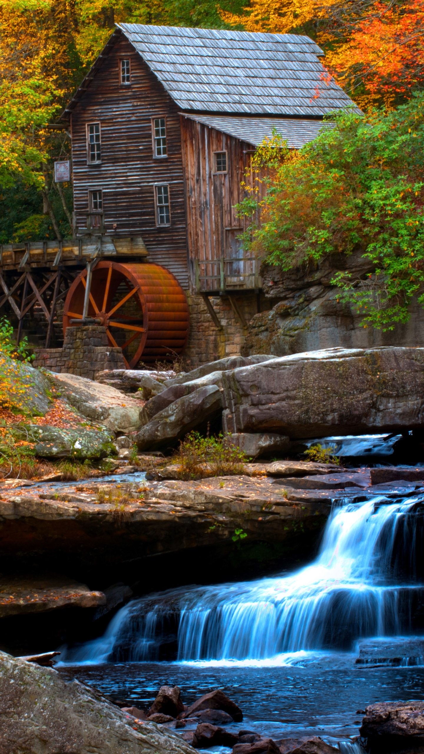 Watermill, Man-made, Architecture, Water, 1440x2560 HD Phone