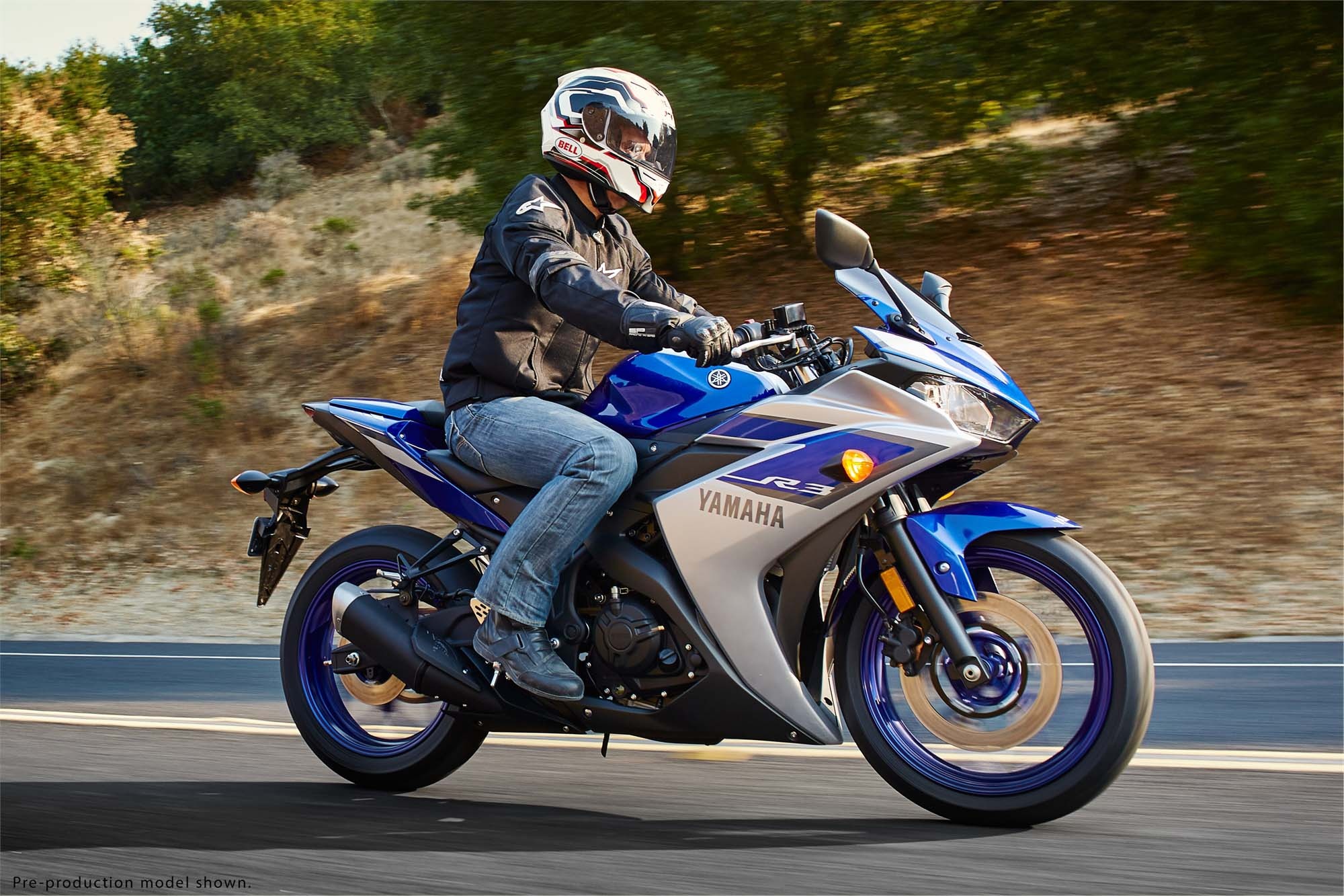 Yamaha YZF-R3, 321cc twin, USA, Asphalt & Rubber, 2000x1340 HD Desktop