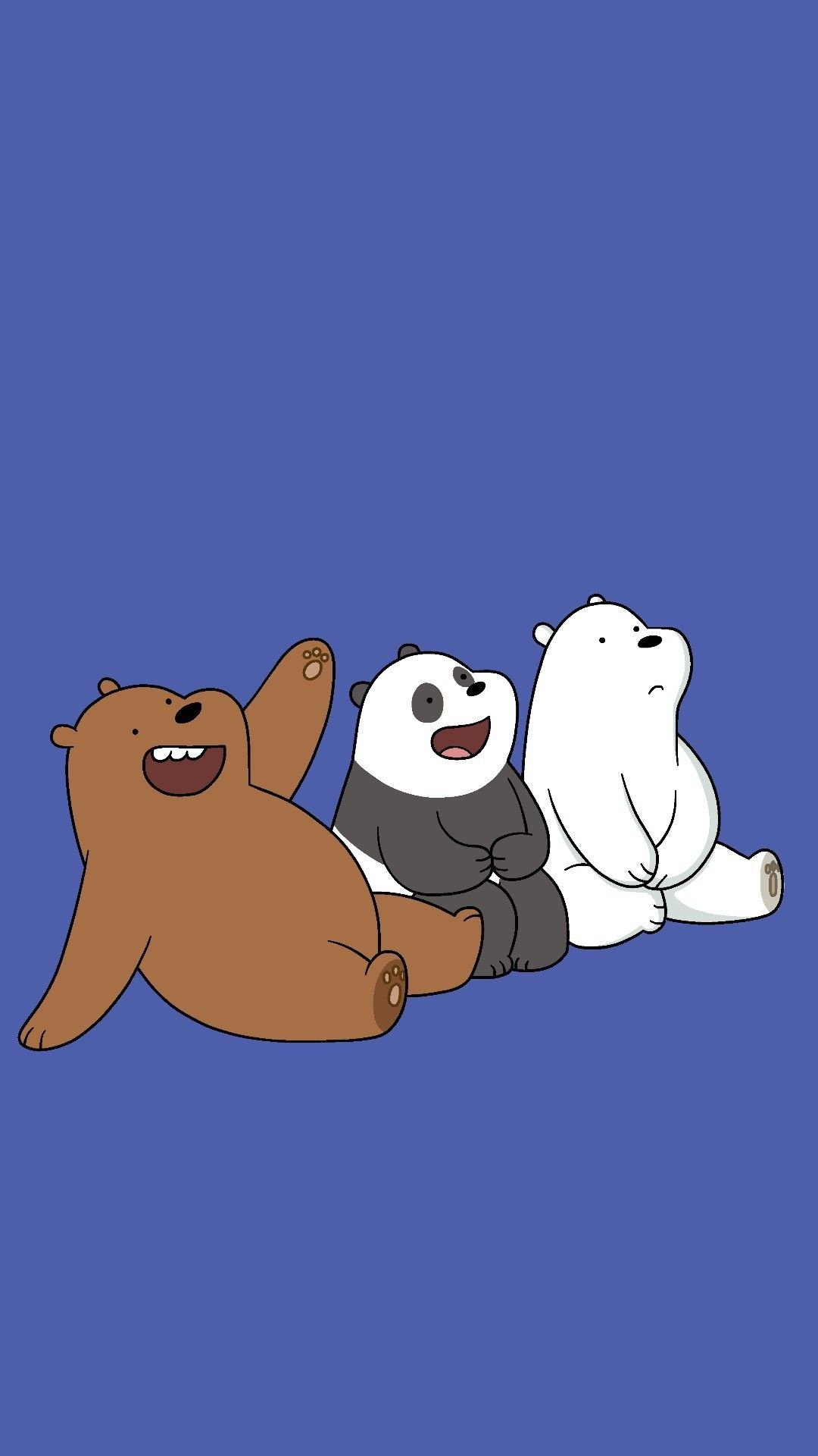 Grizzly, Panda, Ice Bear, We Bare Bears, Full HD Phone wallpaper