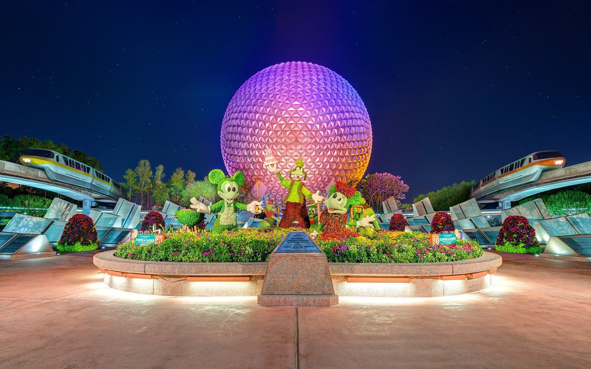 Epcot Park, Retro Epcot, Wallpapers, 1920x1200 HD Desktop