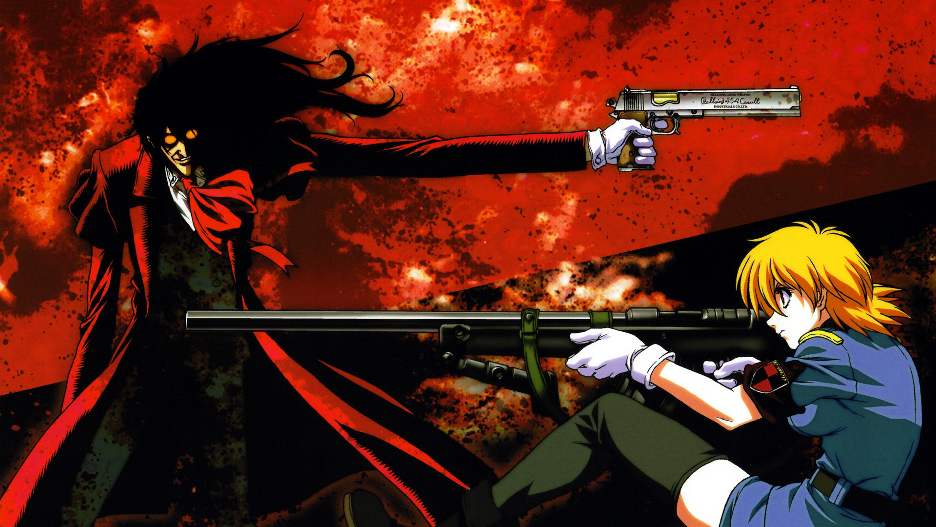 Alucard and Seras Victoria, Hellsing Wallpaper, 1920x1080 Full HD Desktop