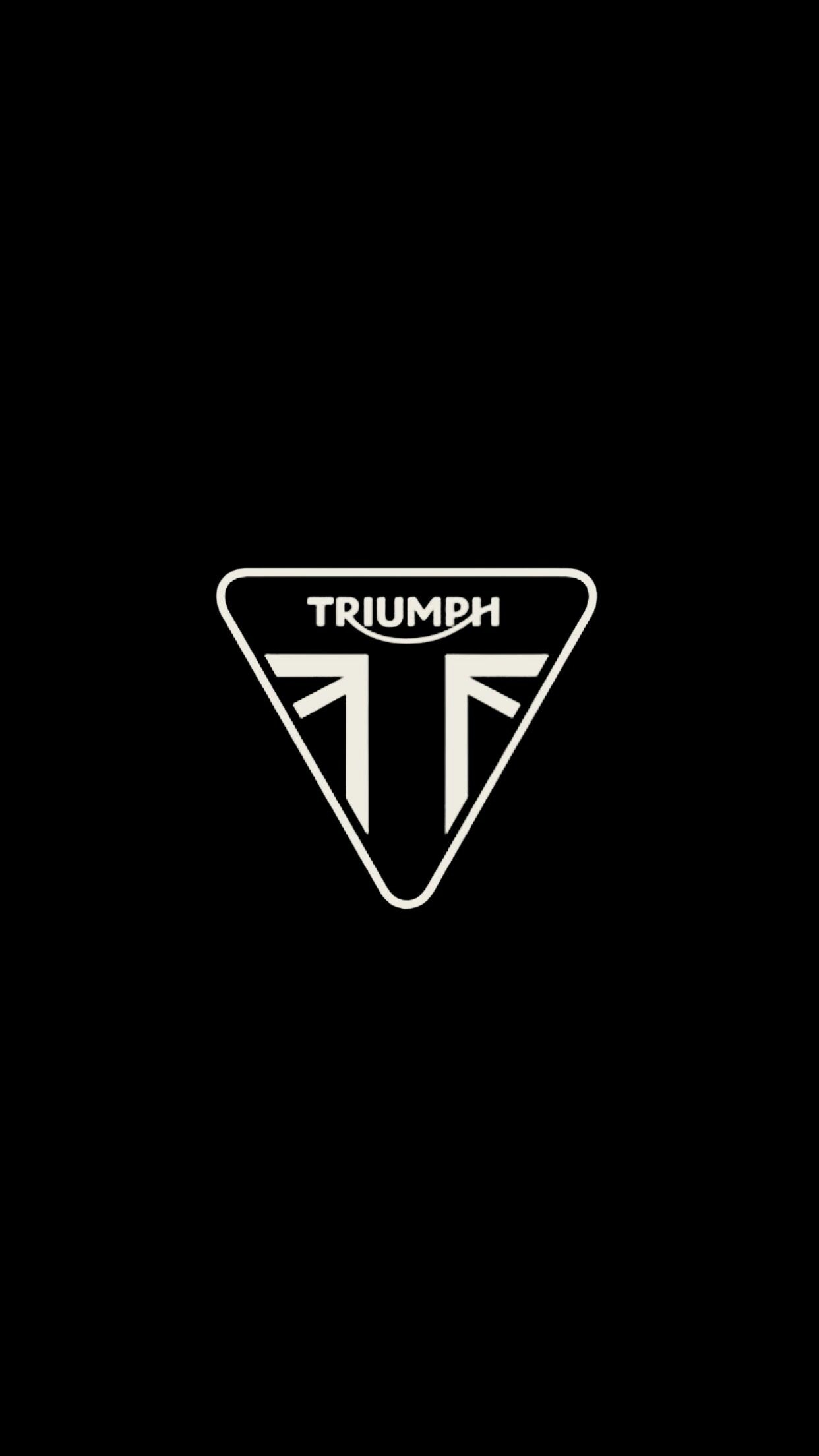 Logo, Triumph Motorcycles Wallpaper, 1250x2210 HD Phone